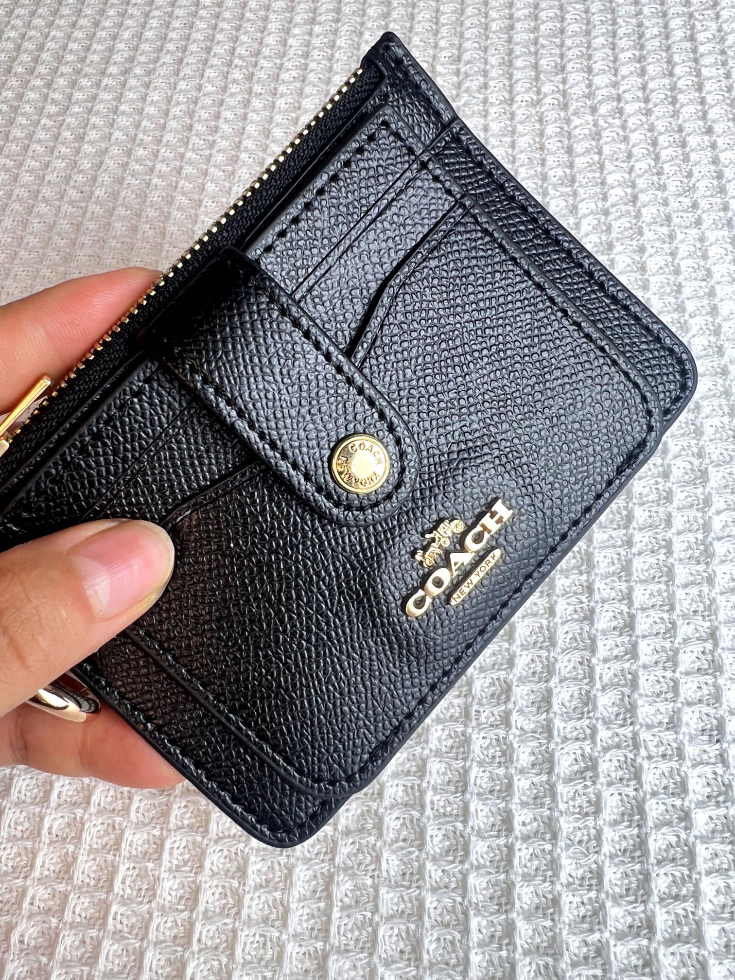 Coach ～新款coach卡包C6881最新款卡包来袭～黑色