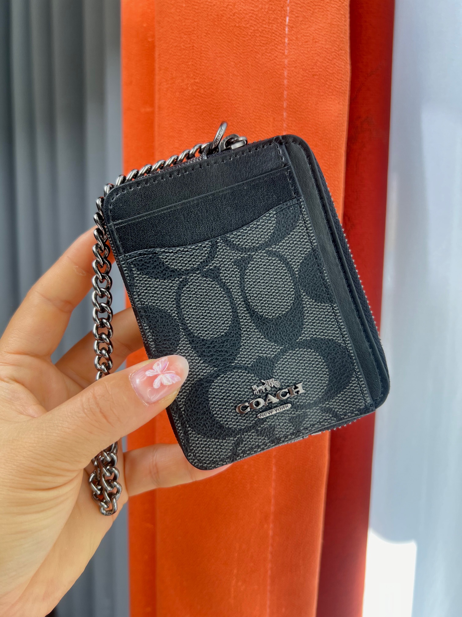 Coach ～Coach 新品 链条小卡包一共11个配色