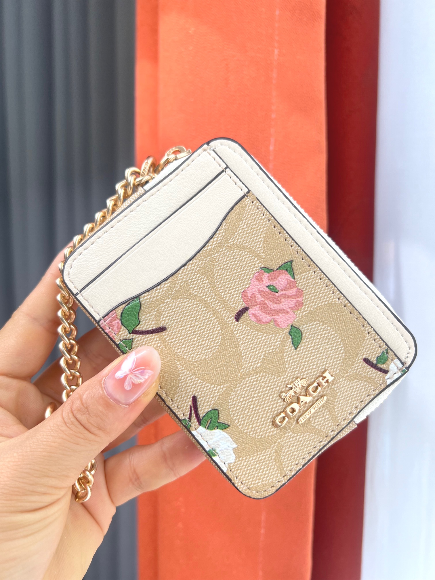 Coach ～Coach 新品 链条小卡包一共11个配色