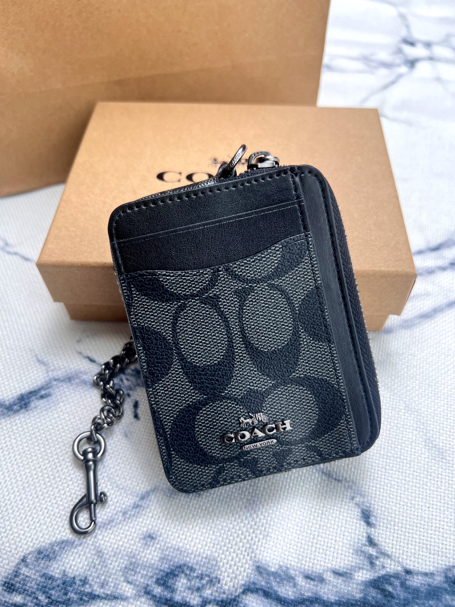Coach ～Coach 新品 链条小卡包
