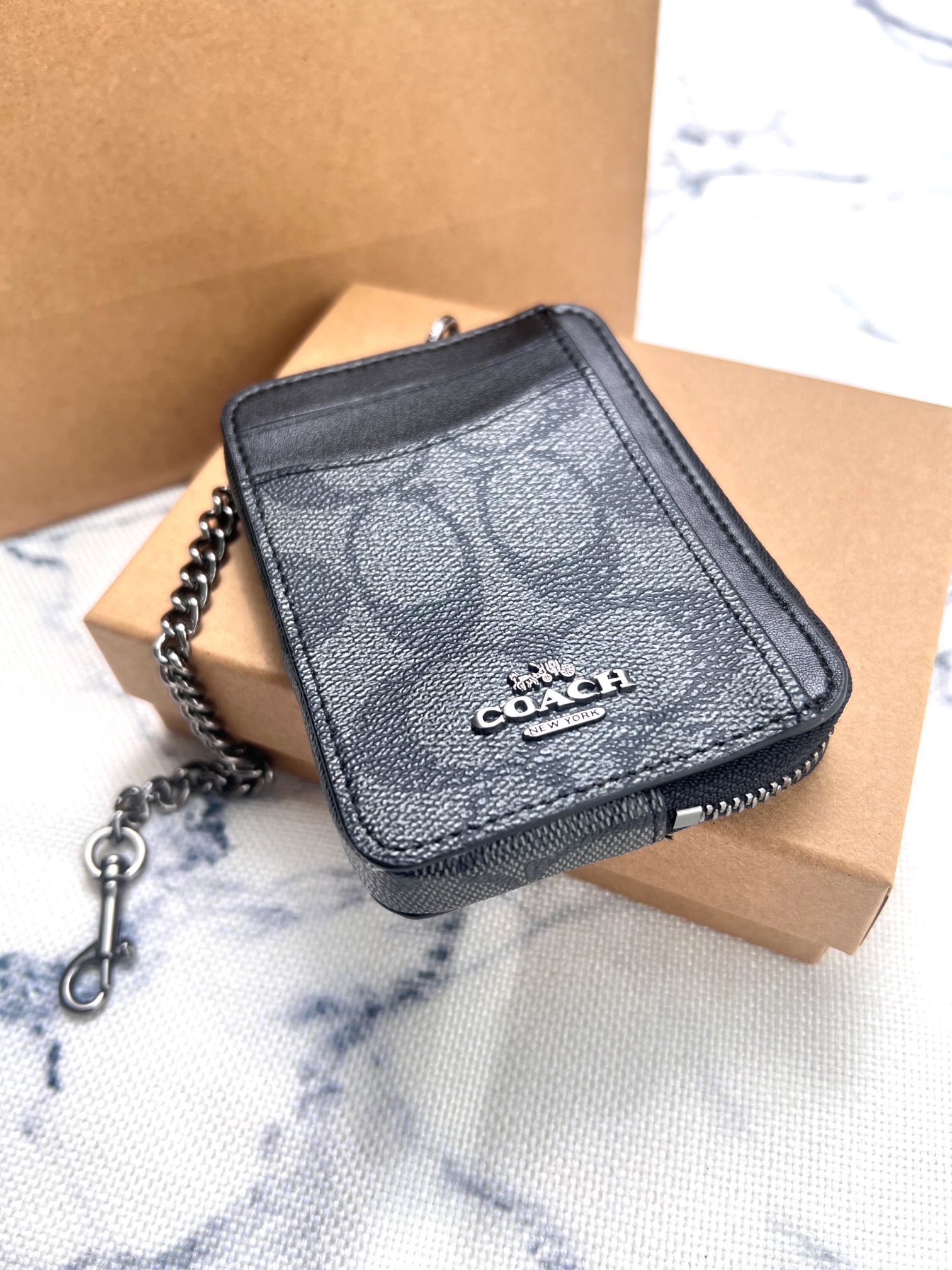Coach ～Coach 新品 链条小卡包