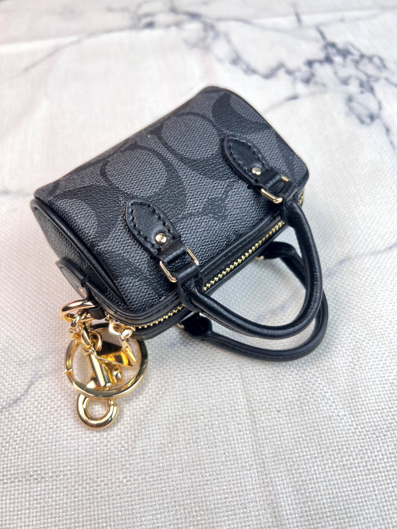 CU278 Mini Boston Bag Charm & Coin Pouch - Comprehensive 4