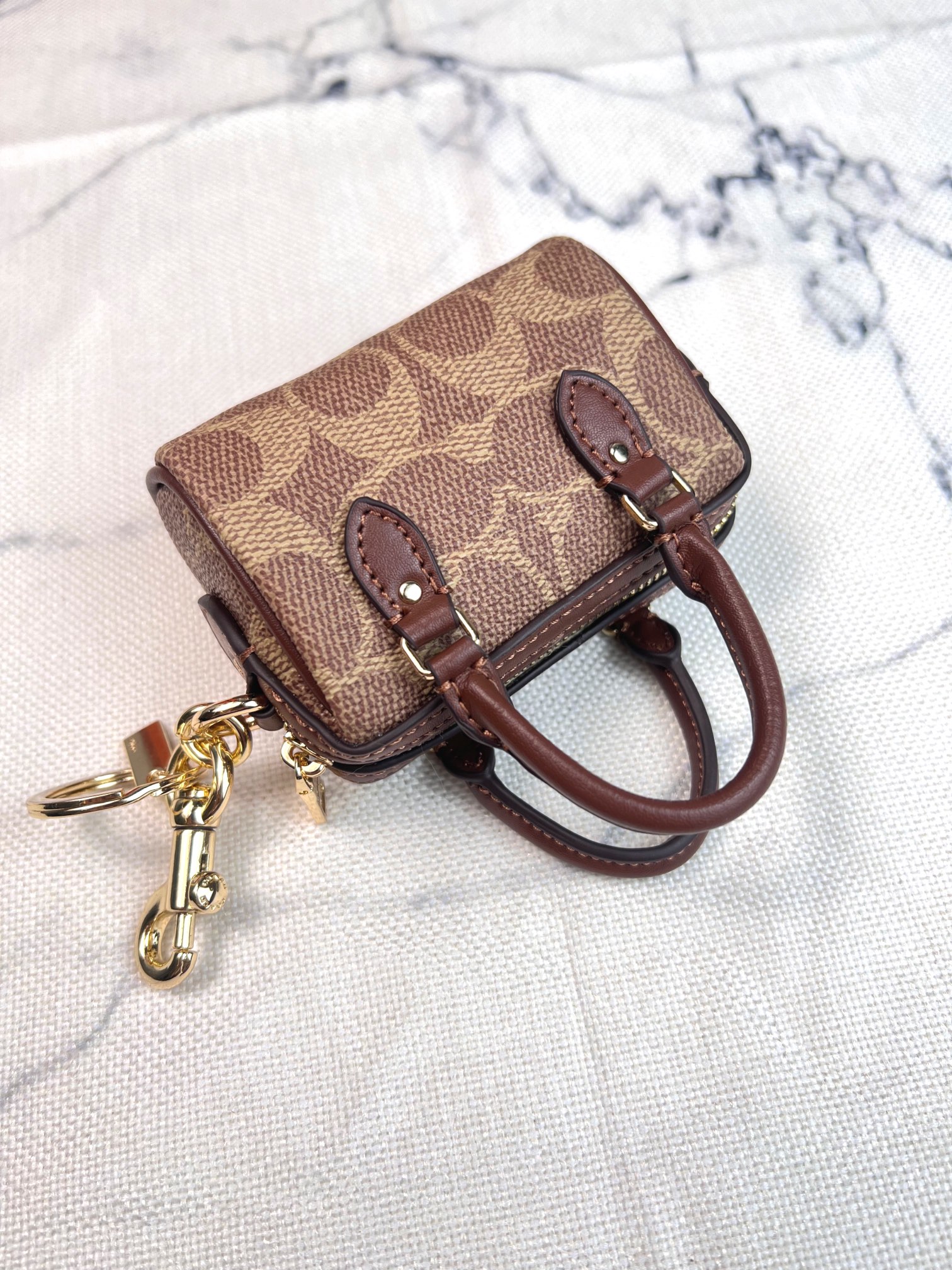 Mini Boston Satchel Bag Charm / Coin Pouch - Comprehensive 4