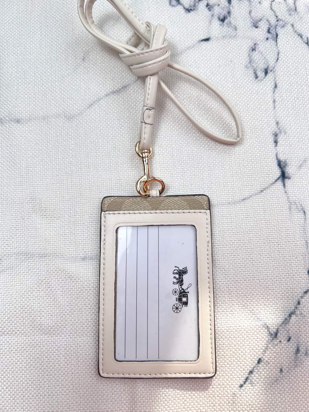 Coach ～coach 新款CU476 工作牌 男女通用款 上班族 学生们的最爱 C字的logo标志