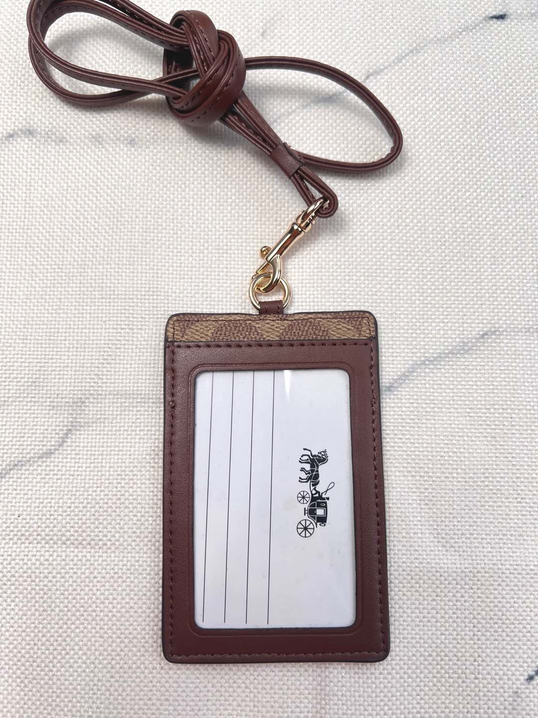 Coach ～coach 新款CU476 工作牌 男女通用款 上班族 学生们的最爱 C字的logo标志