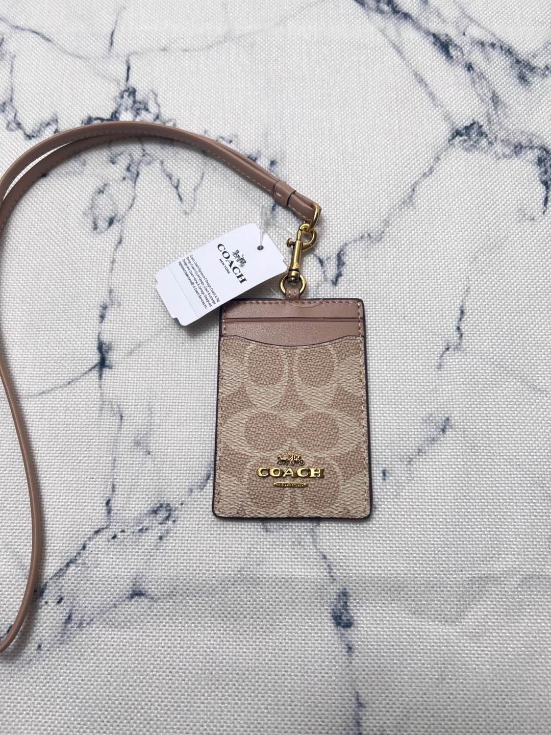 Coach ～coach 32475 工作牌 男女通用款 上班族 学生们的最爱 看细节内里是皮的