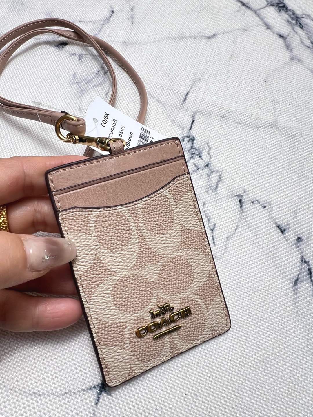 Coach ～coach 32475 工作牌 男女通用款 上班族 学生们的最爱 看细节内里是皮的