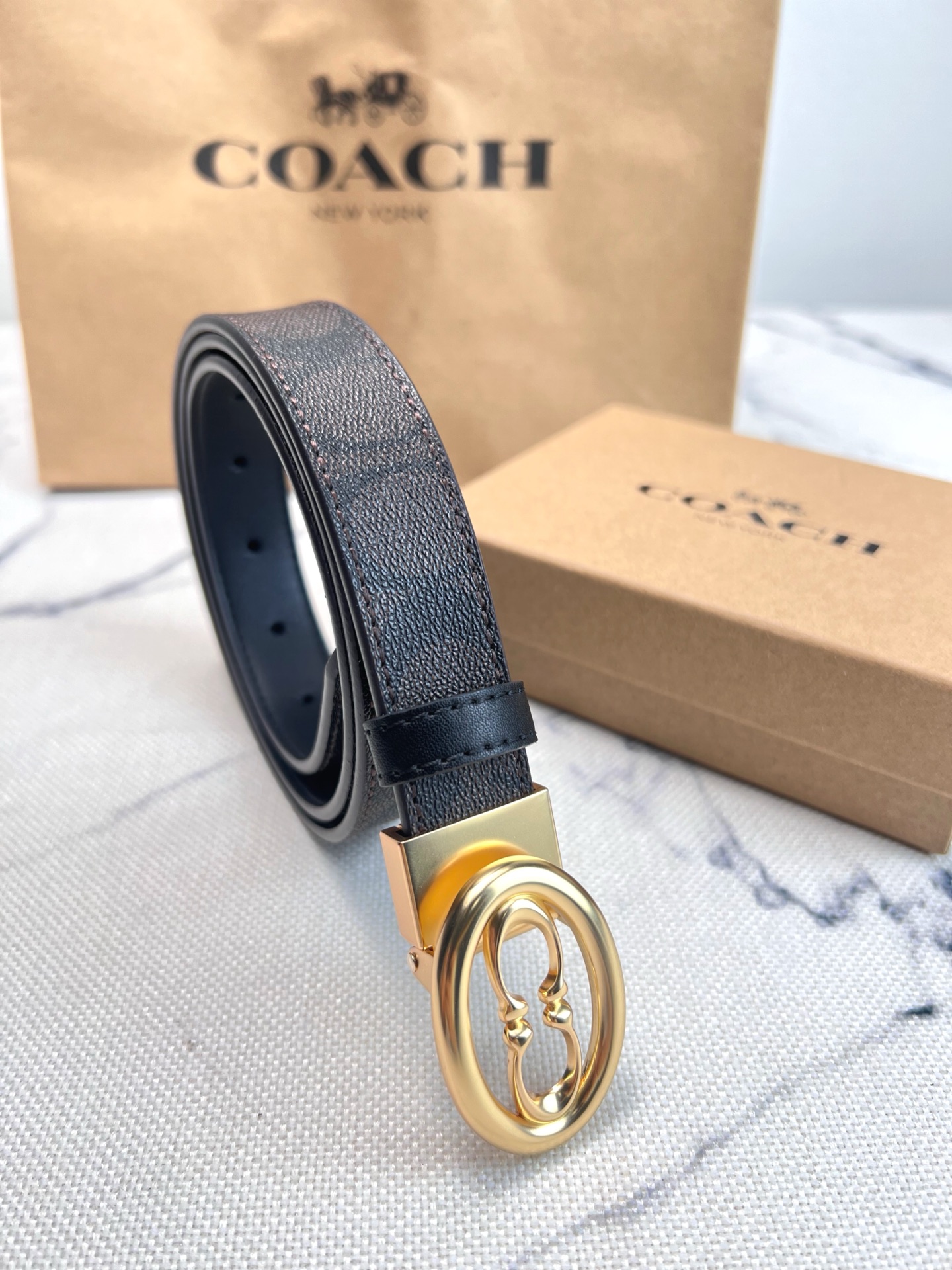 Coach ～Coach女士大 CF270腰带超百搭款