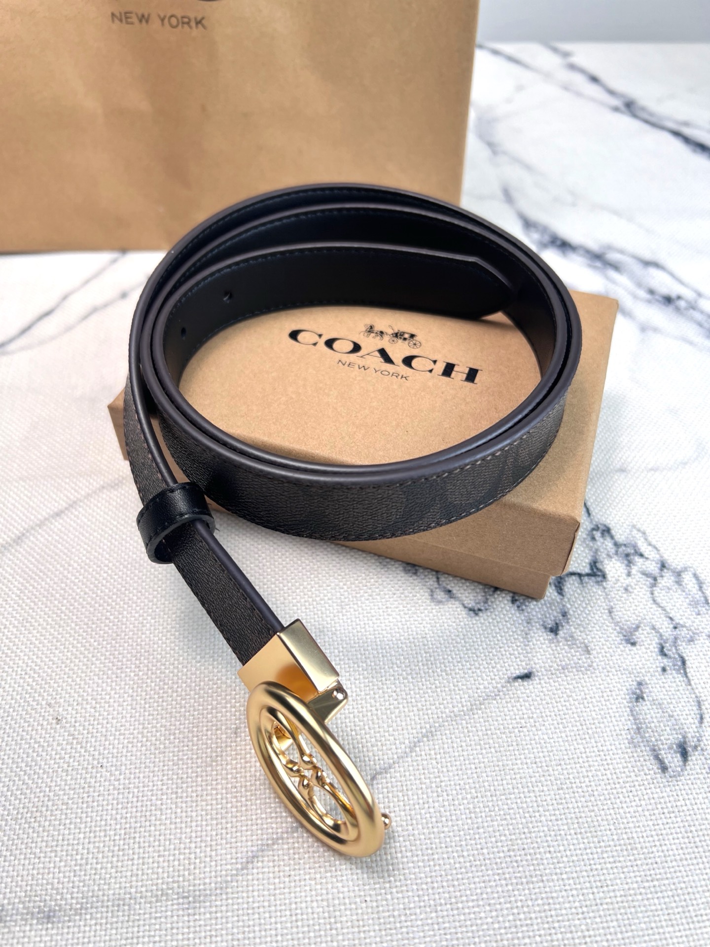 Coach ～Coach女士大 CF270腰带超百搭款
