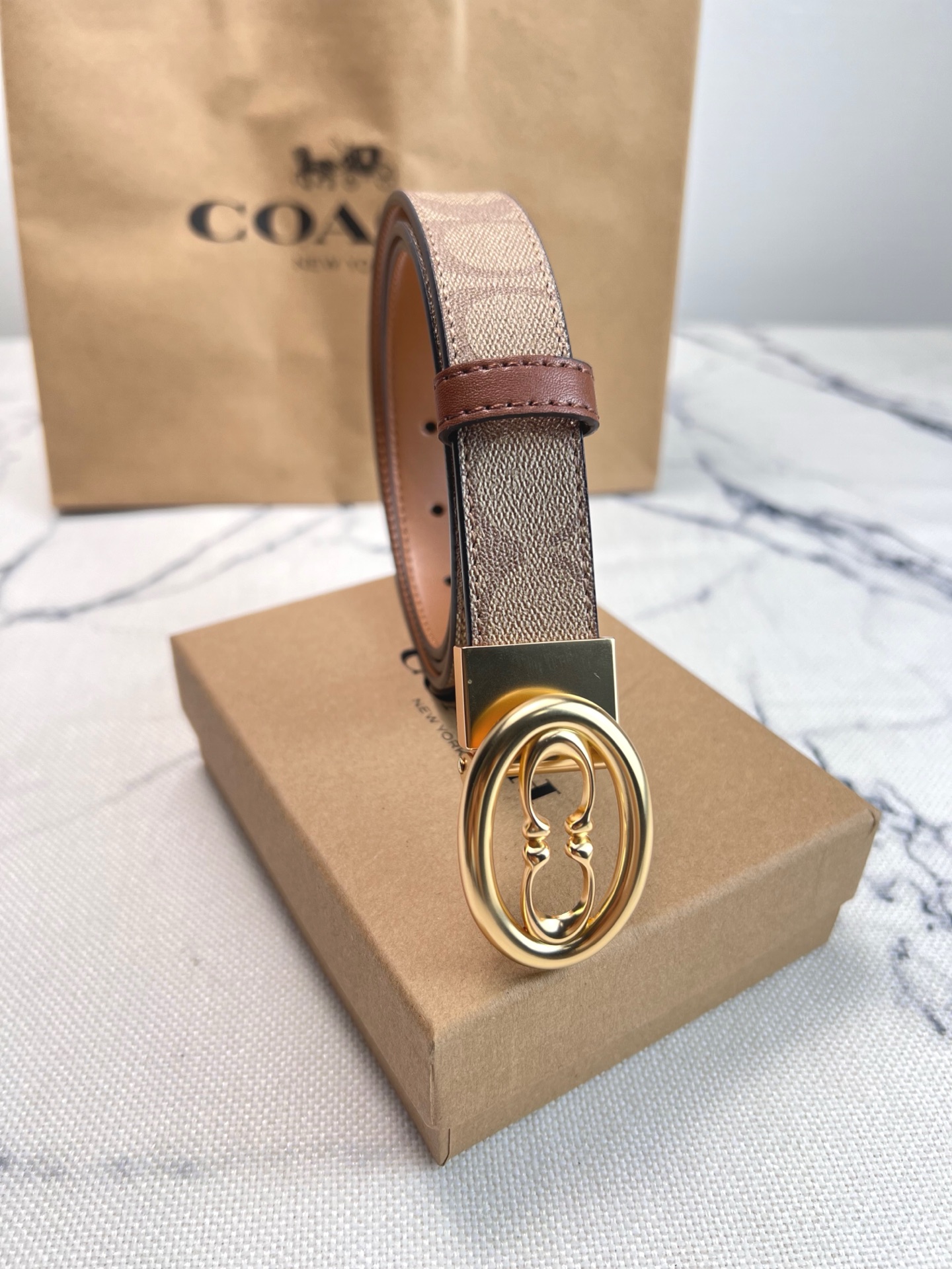 Coach ～Coach女士大 CF270腰带超百搭款