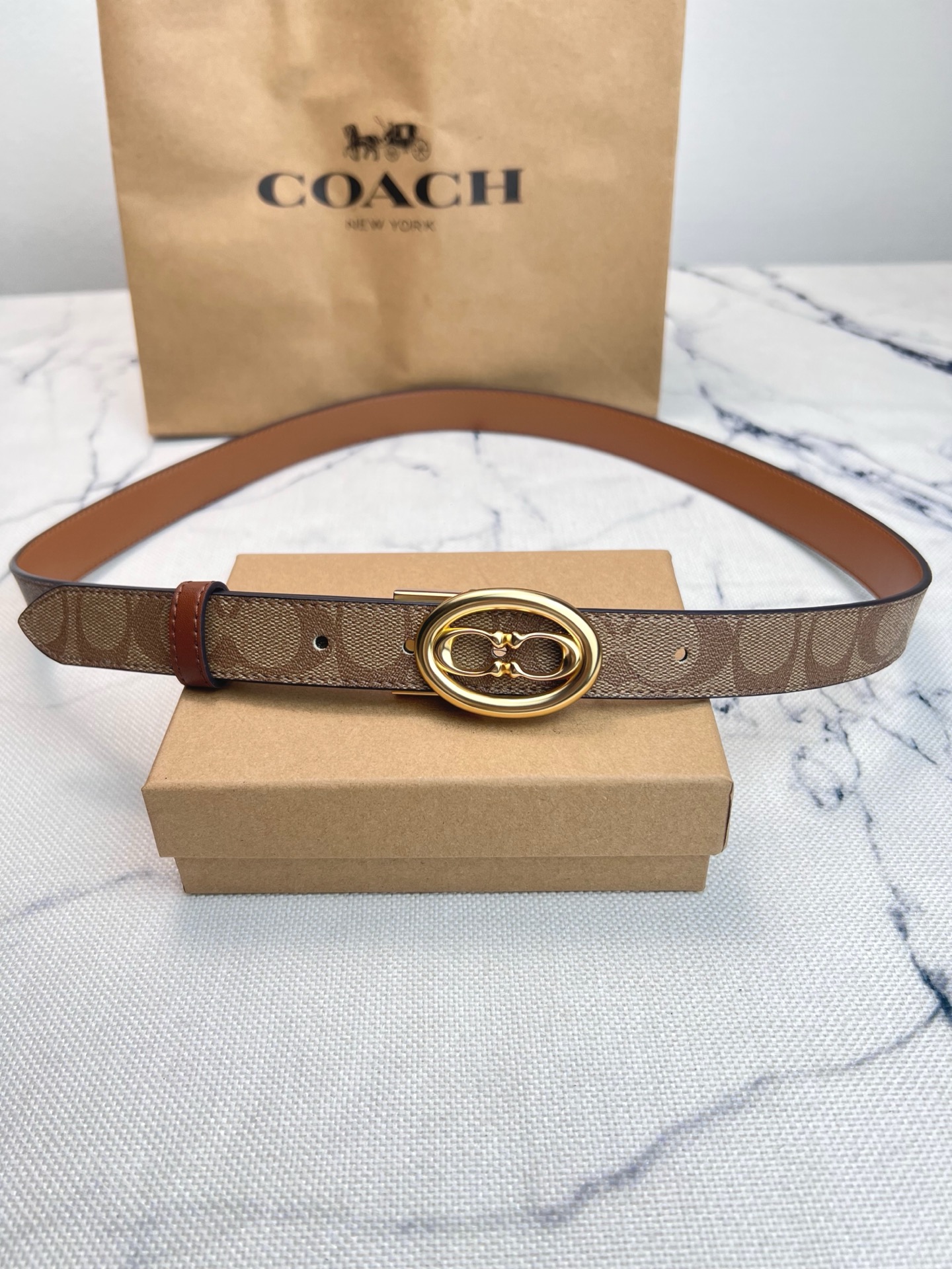 Coach ～Coach女士大 CF270腰带超百搭款