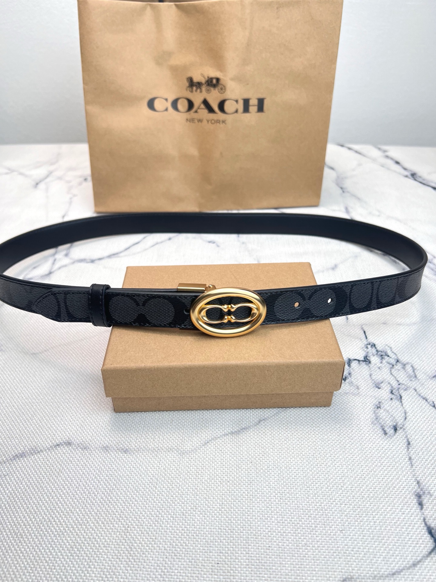 Coach ～Coach女士大 CF270腰带超百搭款