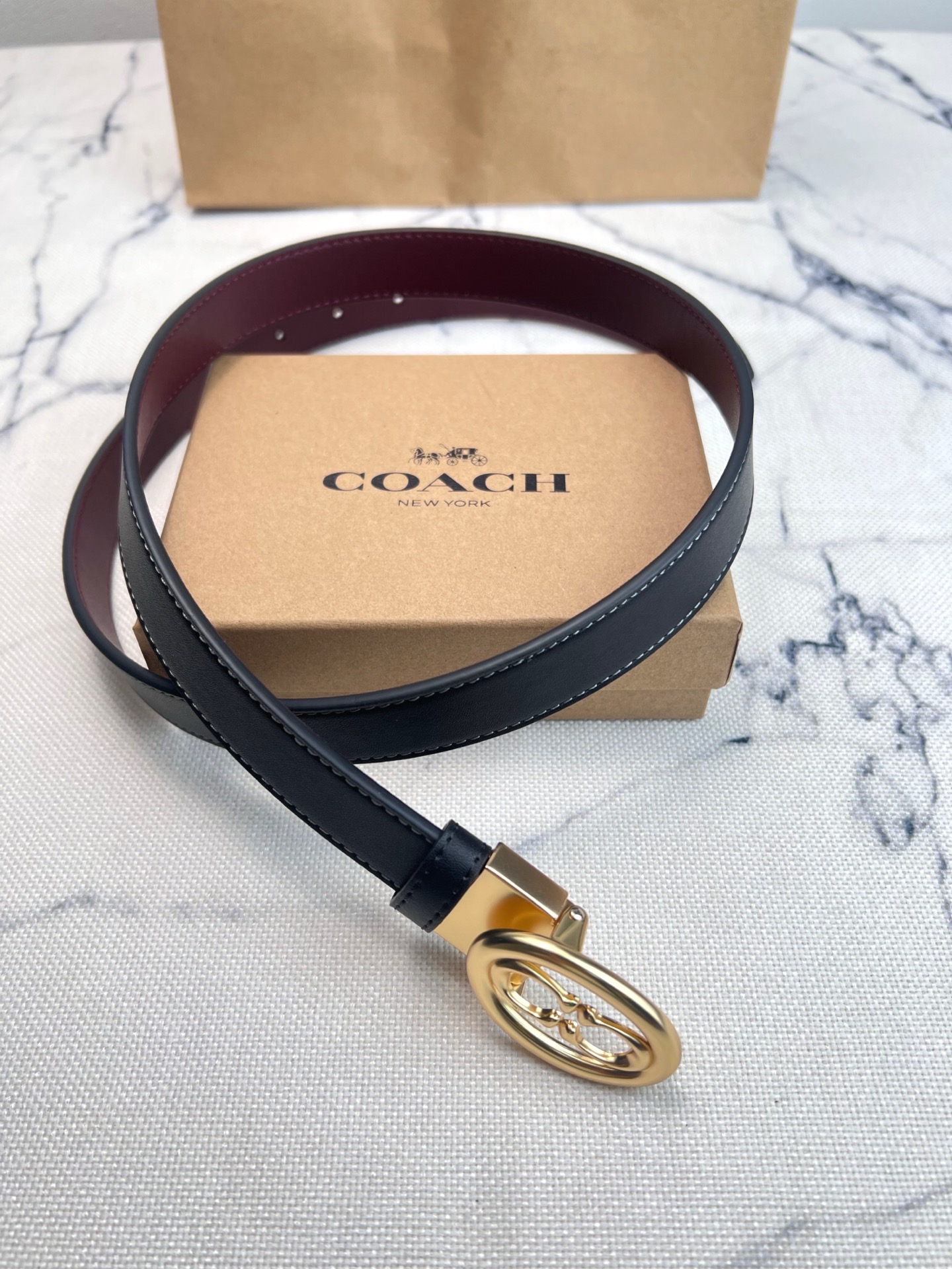 Coach ～Coach女士大 CZ444腰带超百搭款
