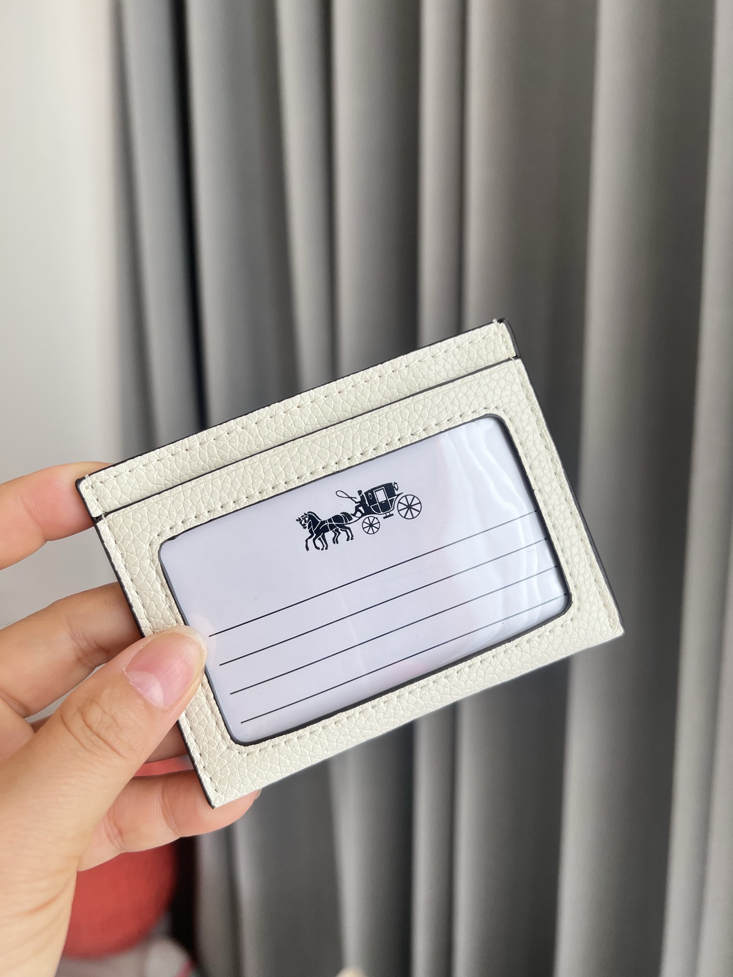 Coach ～COACH蔻驰CAR33小卡包 马卡龙系列草莓 双面薄款卡包卡夹证件包 随身携带超方便可爱