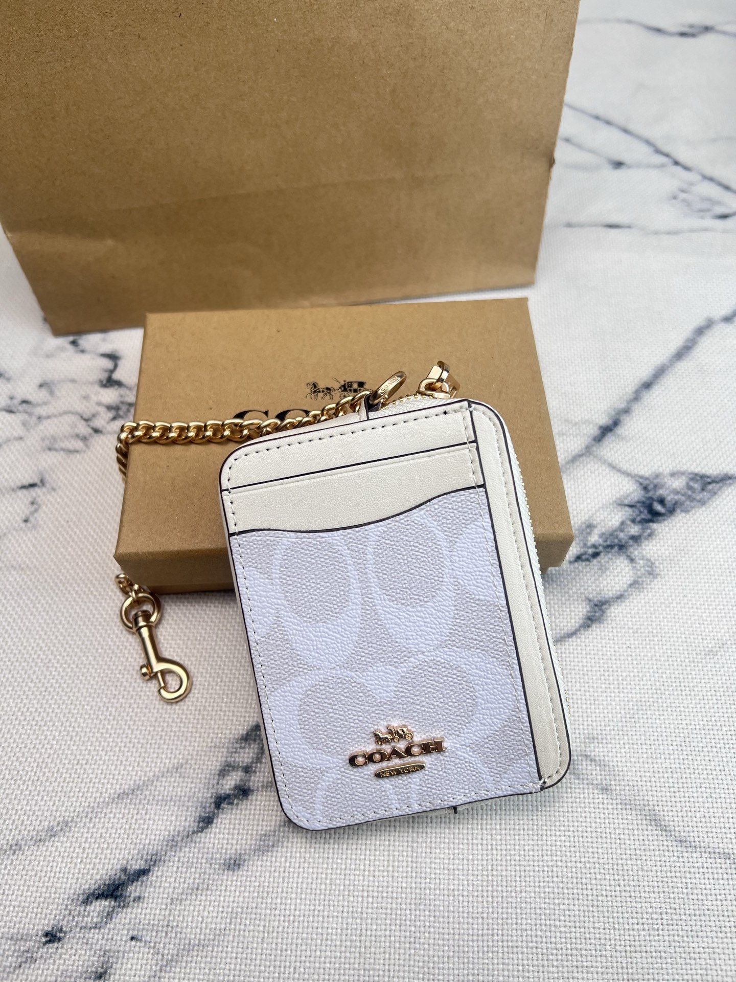 Coach ～Coach 新品 CW883链条小卡包