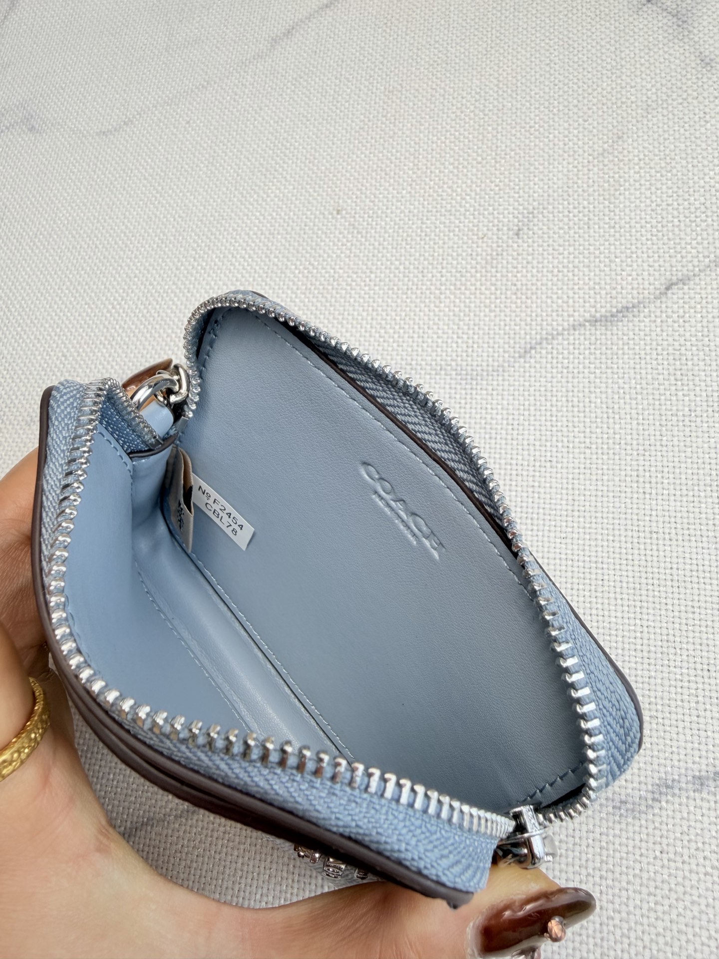 Coach Coach老花链条卡CBL78包
