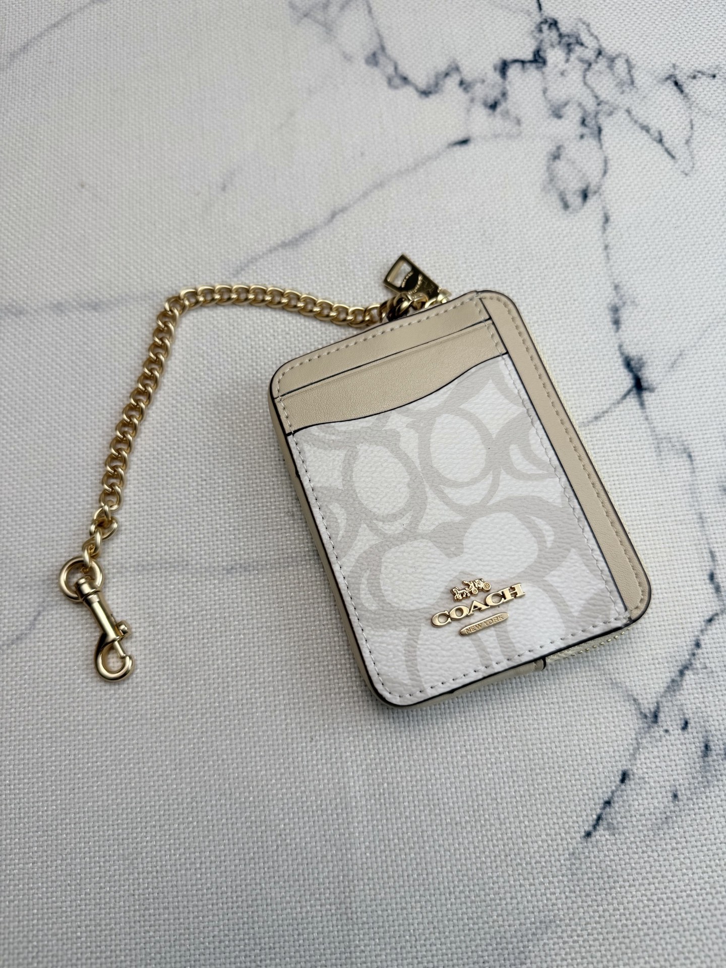 Coach Coach老花链条卡CBL78包