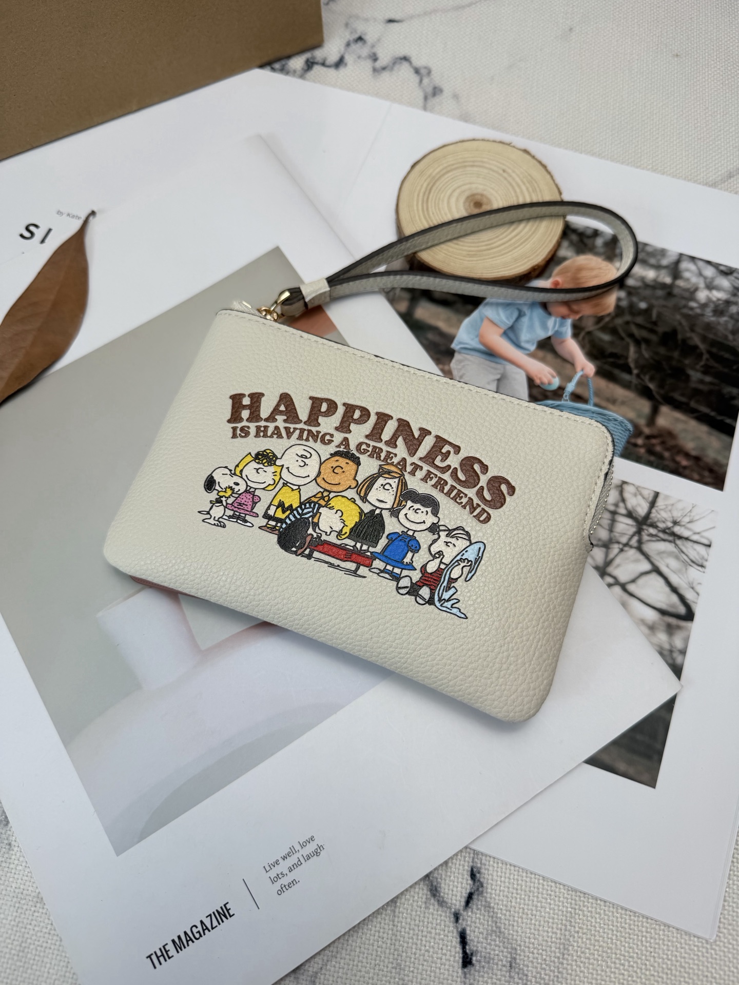 Coach Coach和Peanuts联名零钱手拿包