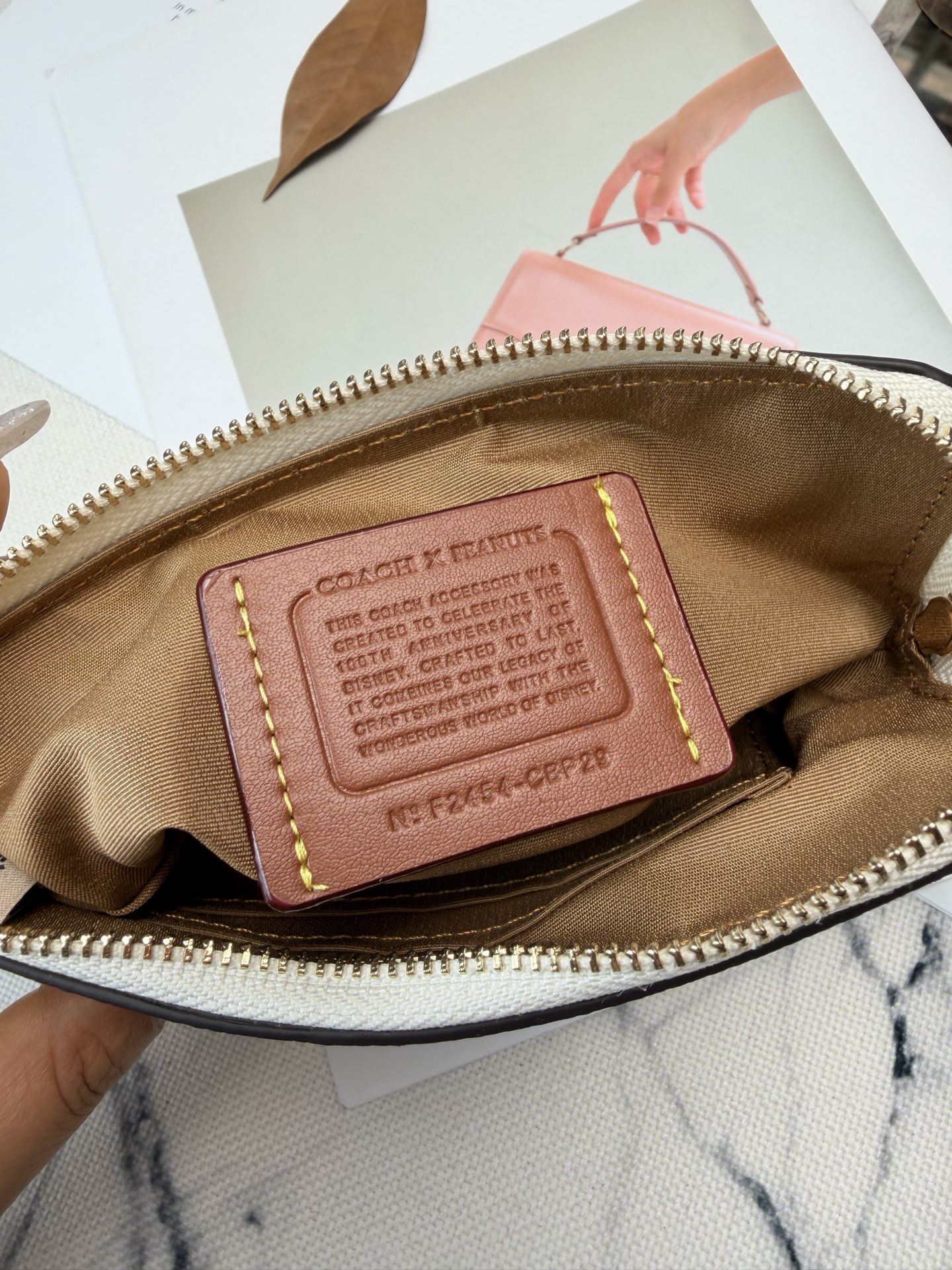 Coach Coach和Peanuts联名零钱手拿包