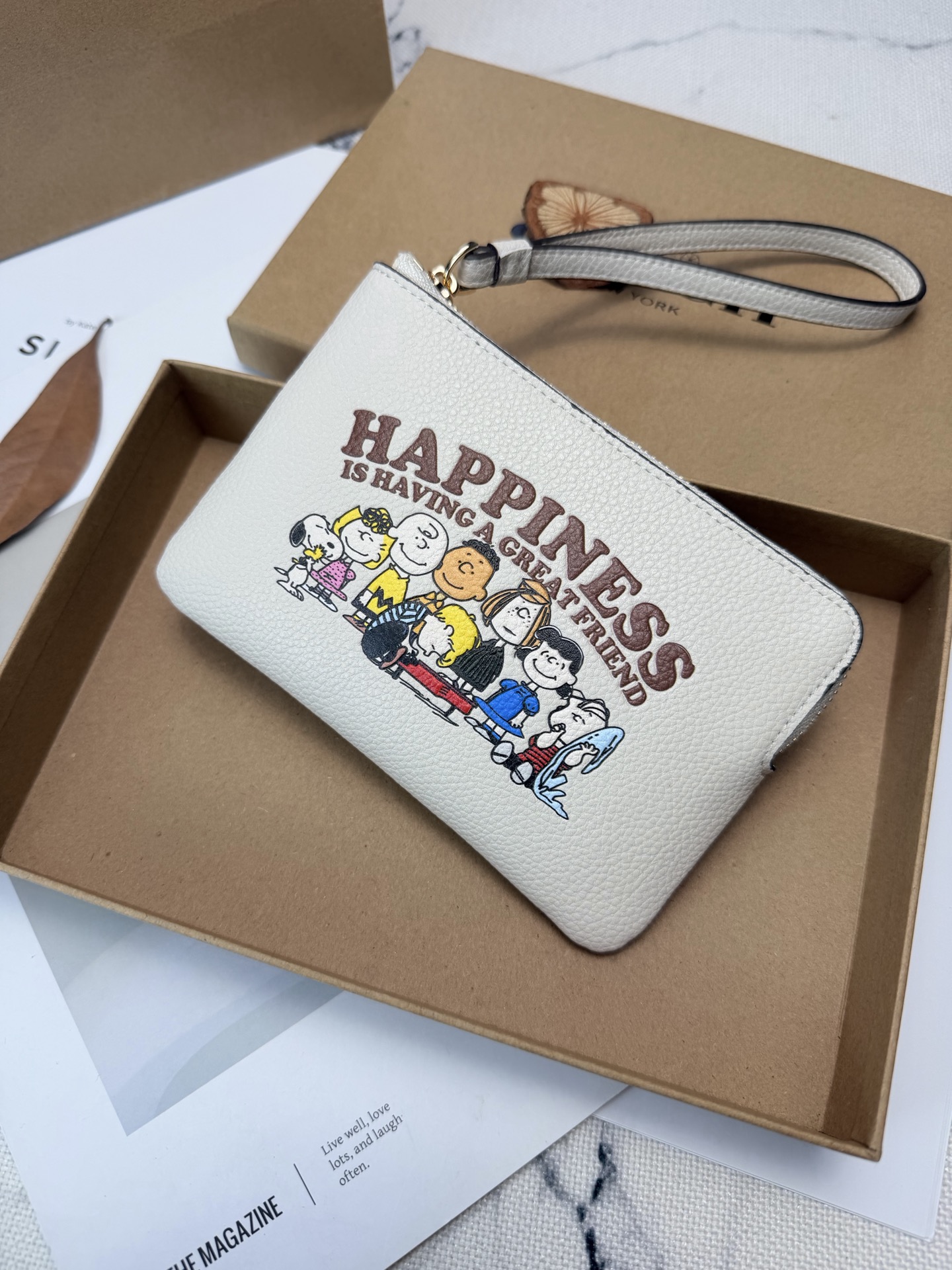 Coach Coach和Peanuts联名零钱手拿包