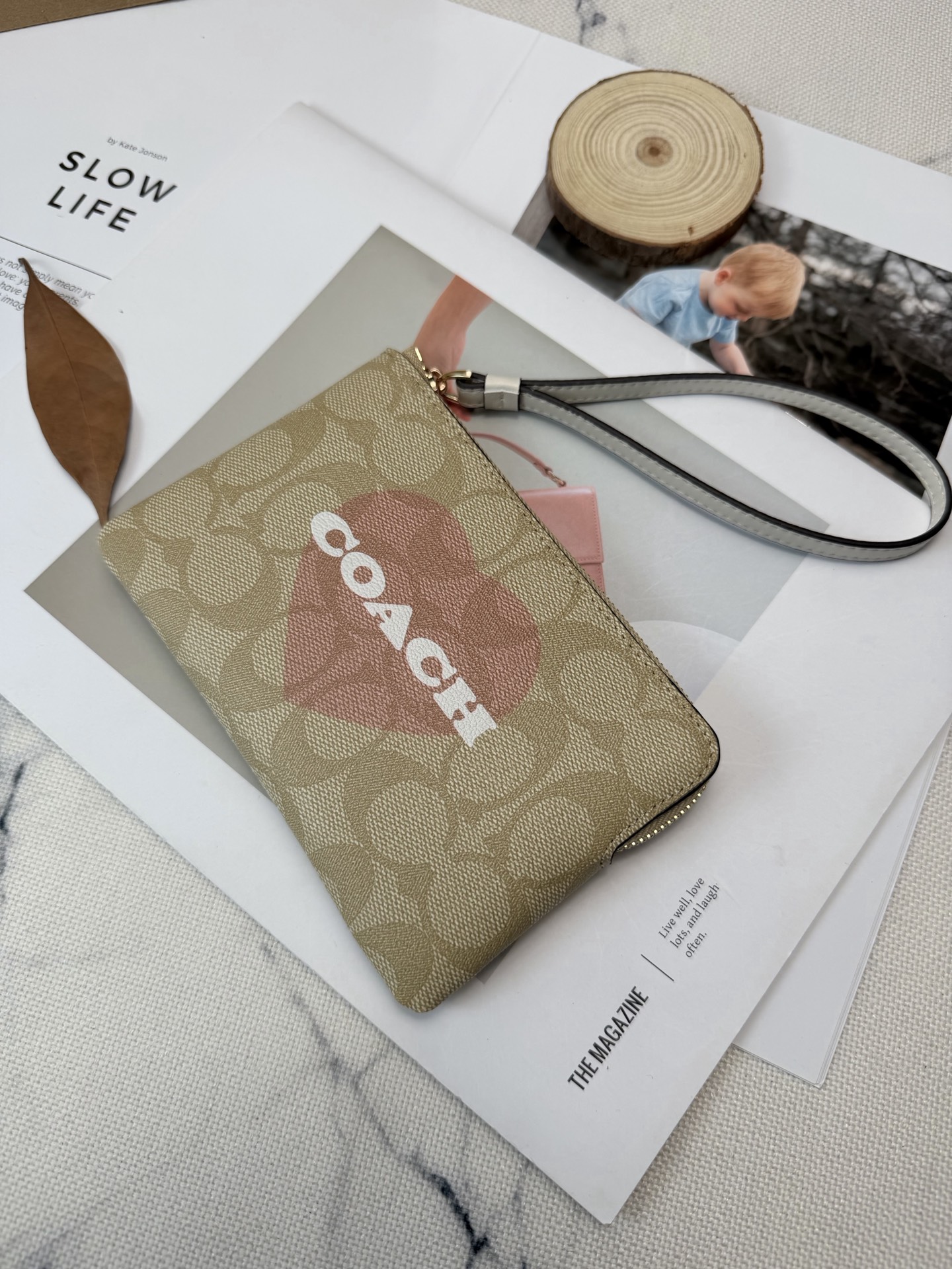 Coach COACH这款CP436心形 零钱手拿包