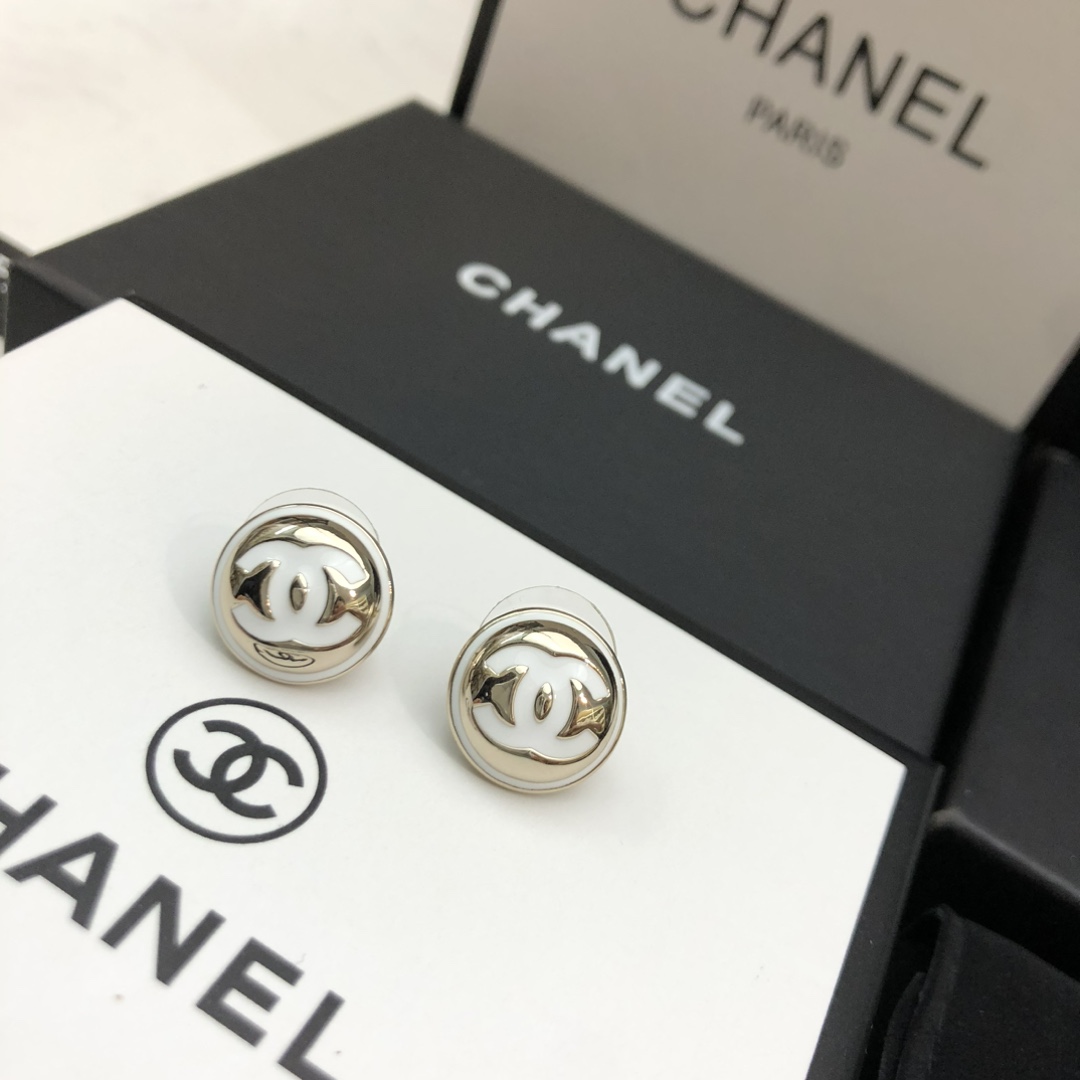 💎Chanel 香奈儿耳环 原单品质c c滴油耳钉首饰推荐🎀高质量🦢小香风耳环简约百搭单品  低调极简风
