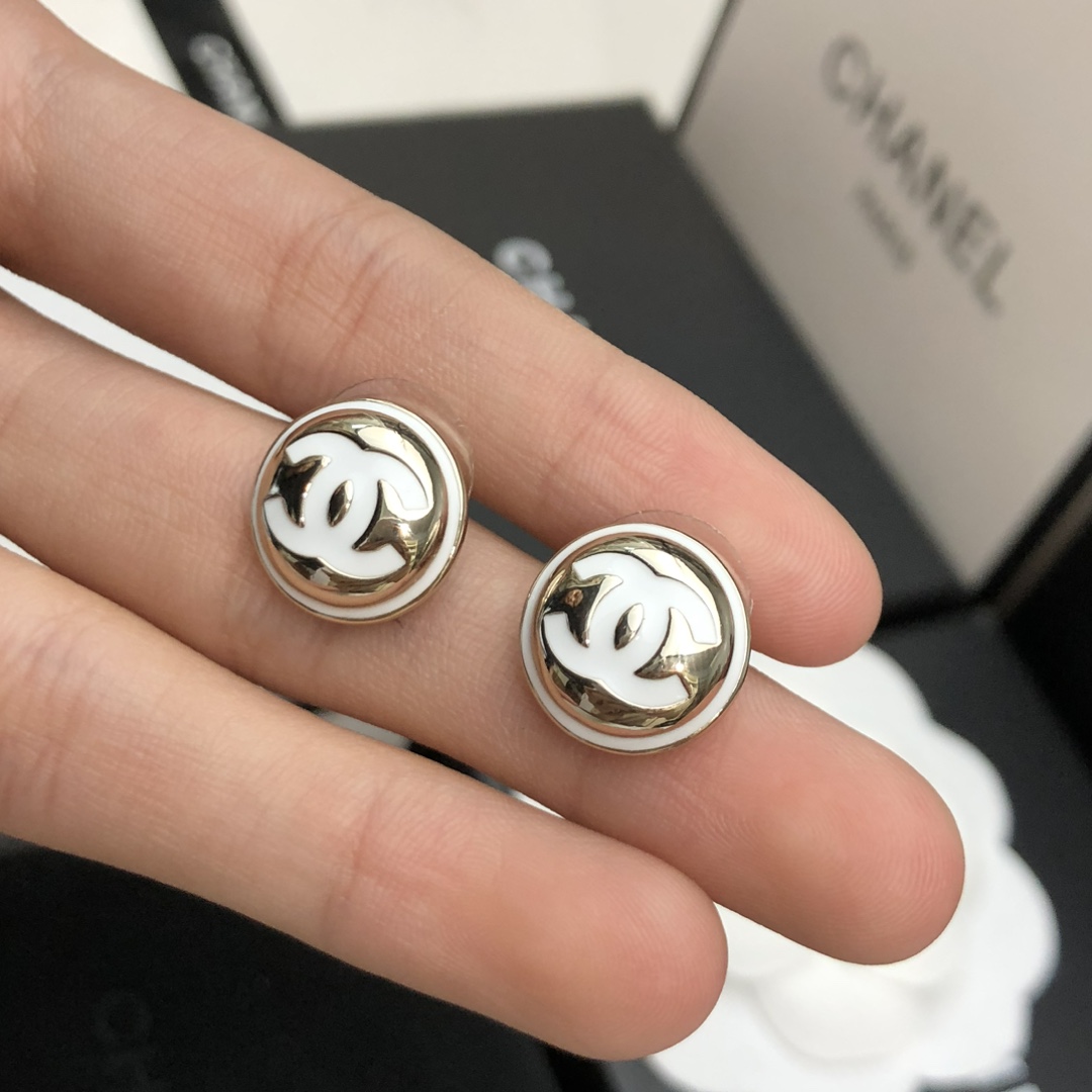 💎Chanel 香奈儿耳环 原单品质c c滴油耳钉首饰推荐🎀高质量🦢小香风耳环简约百搭单品  低调极简风