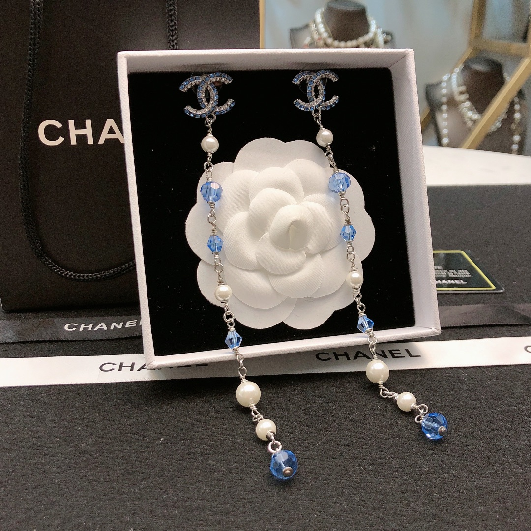 💝💝💝【Chanel香奈儿】耳钉 小香珍珠耳环热销款 市面最高版本！专柜1:1款式开模 专柜原版、香奈儿