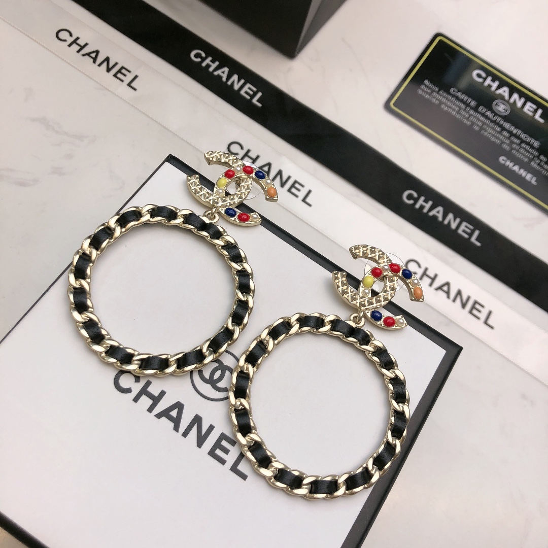 ❤❤❤🌹CHANEL ® 🇳🇱香奈儿 耳钉 专柜同步新款选几款心仪的首饰来点缀美美的你💓 [色]超级百搭