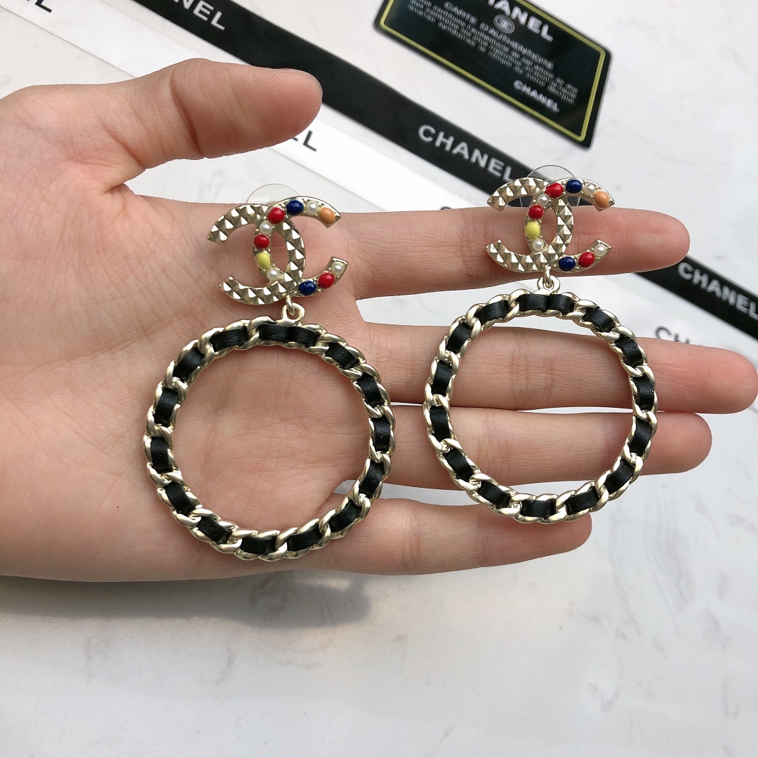 ❤❤❤🌹CHANEL ® 🇳🇱香奈儿 耳钉 专柜同步新款选几款心仪的首饰来点缀美美的你💓 [色]超级百搭