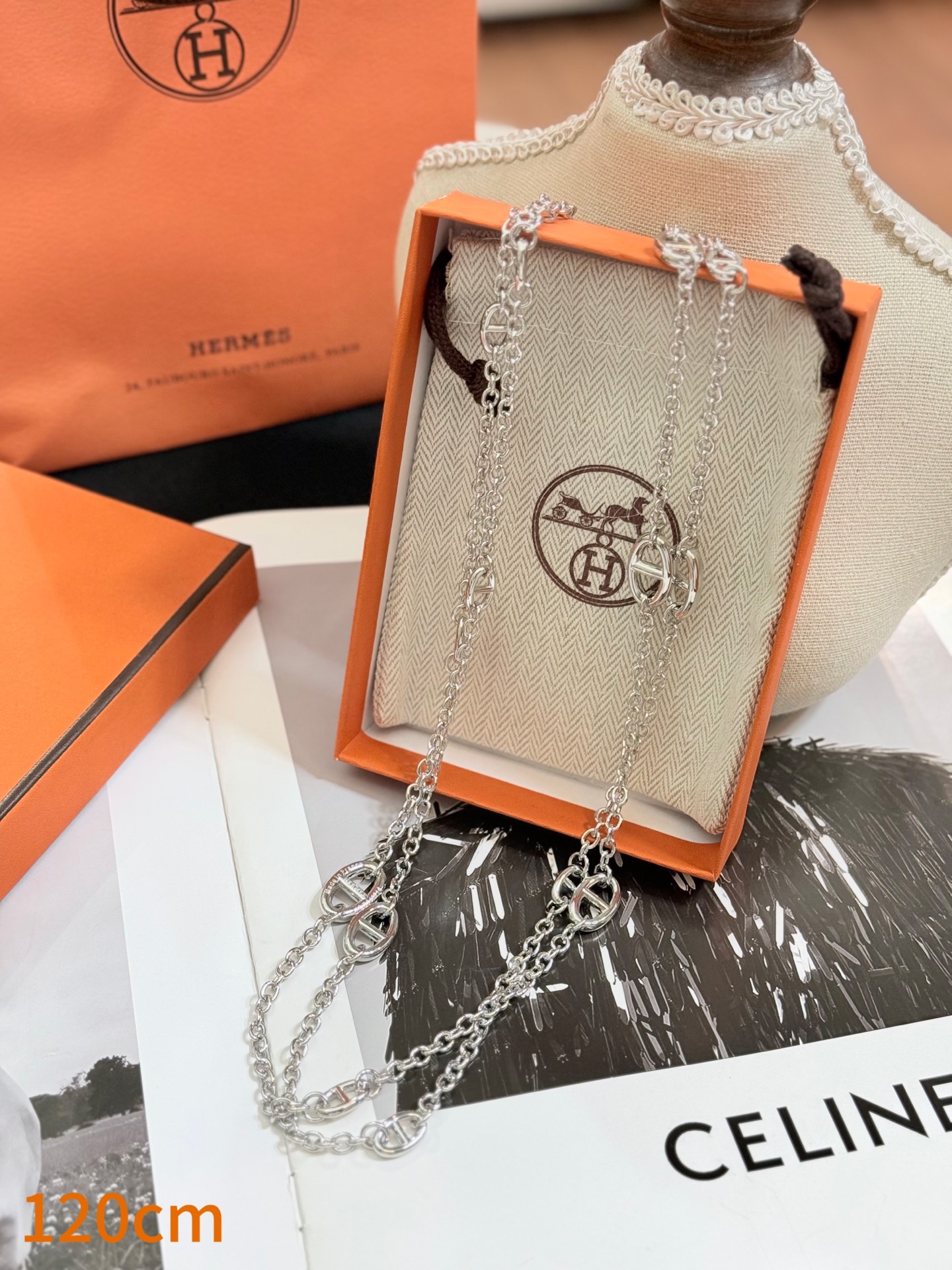 爱马仕猪鼻子项链✨爱马仕Roulis系列