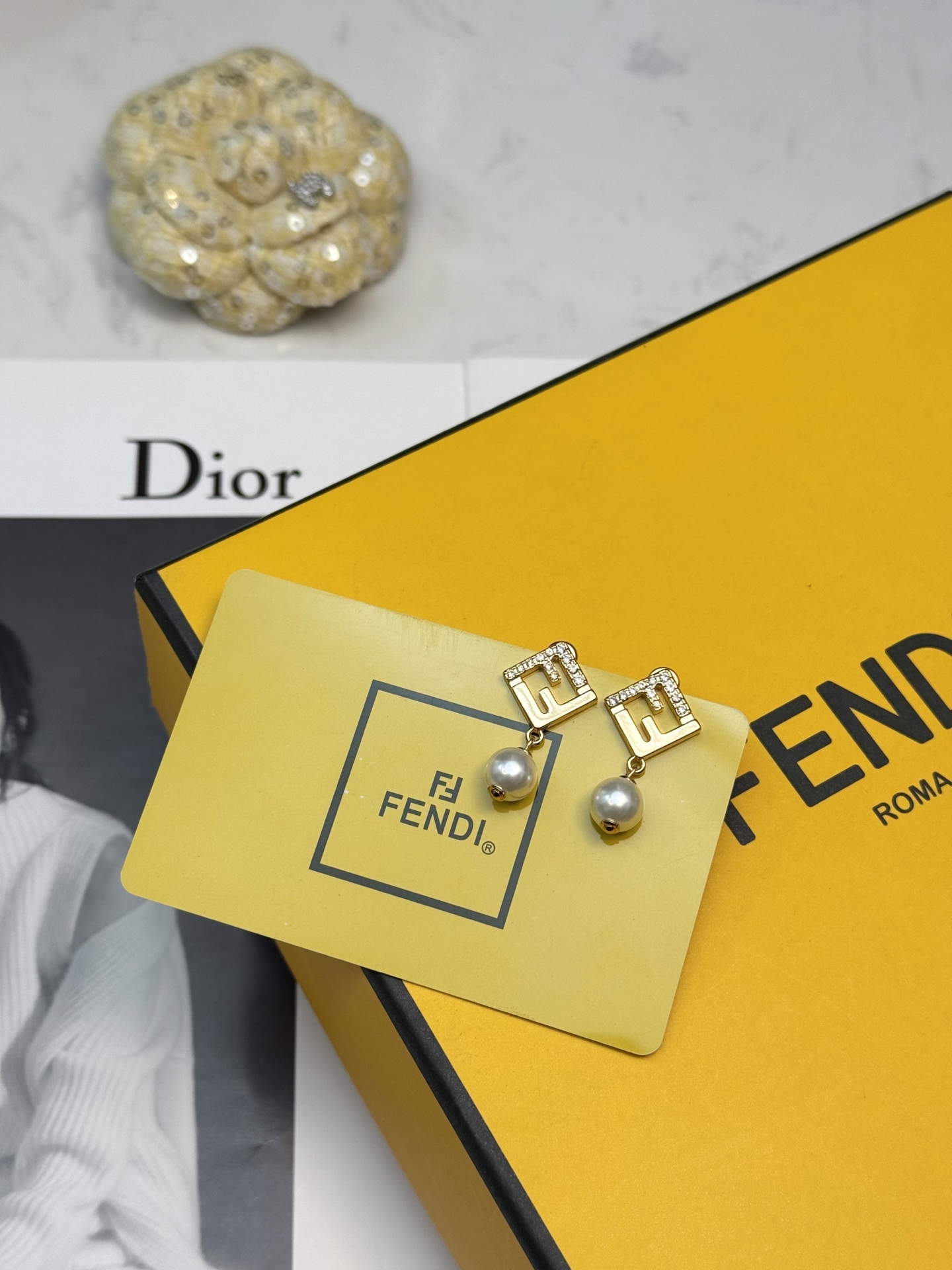 芬迪 Fendi 高定典藏高定典雅奢华珠宝首饰项链手链戒指 #F43AAB57 5