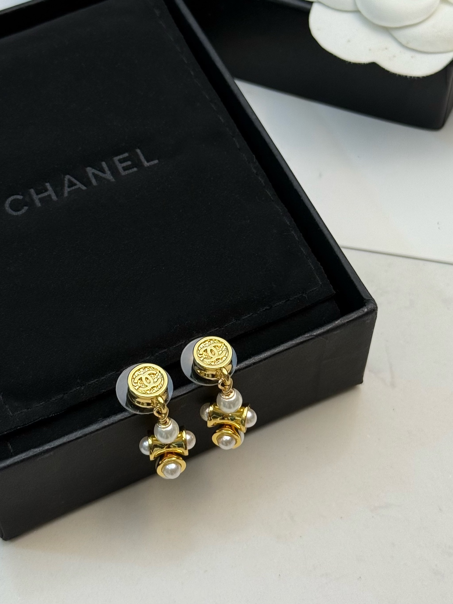 Chanel Chanel26P珍珠耳钉