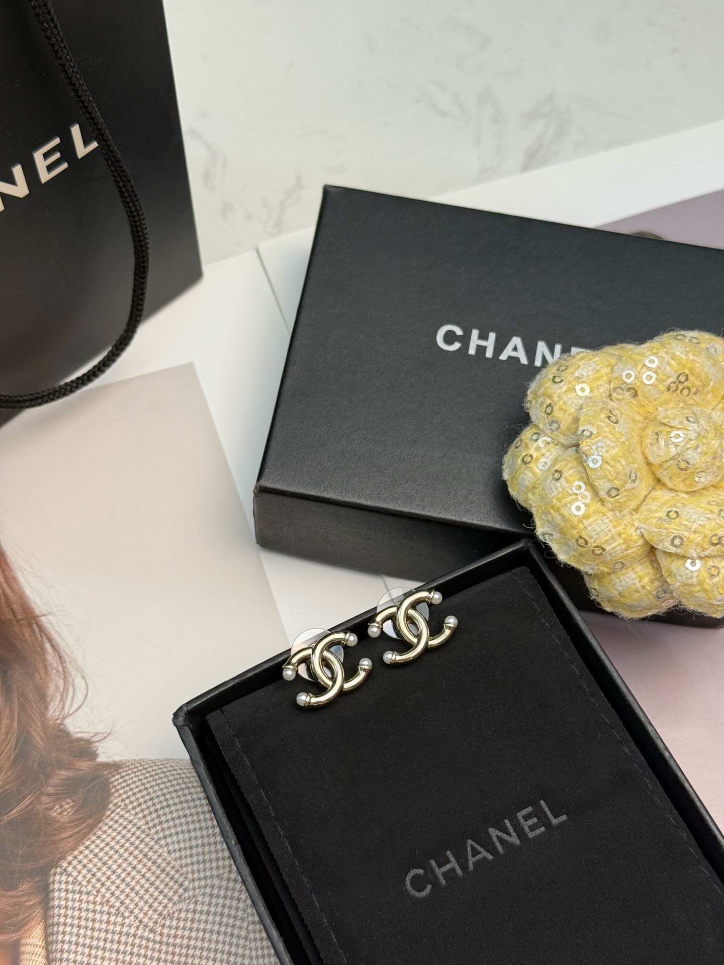 香奈儿 Chanel 传世高定珠宝耳环项链戒指首饰 #B2A637E4 4
