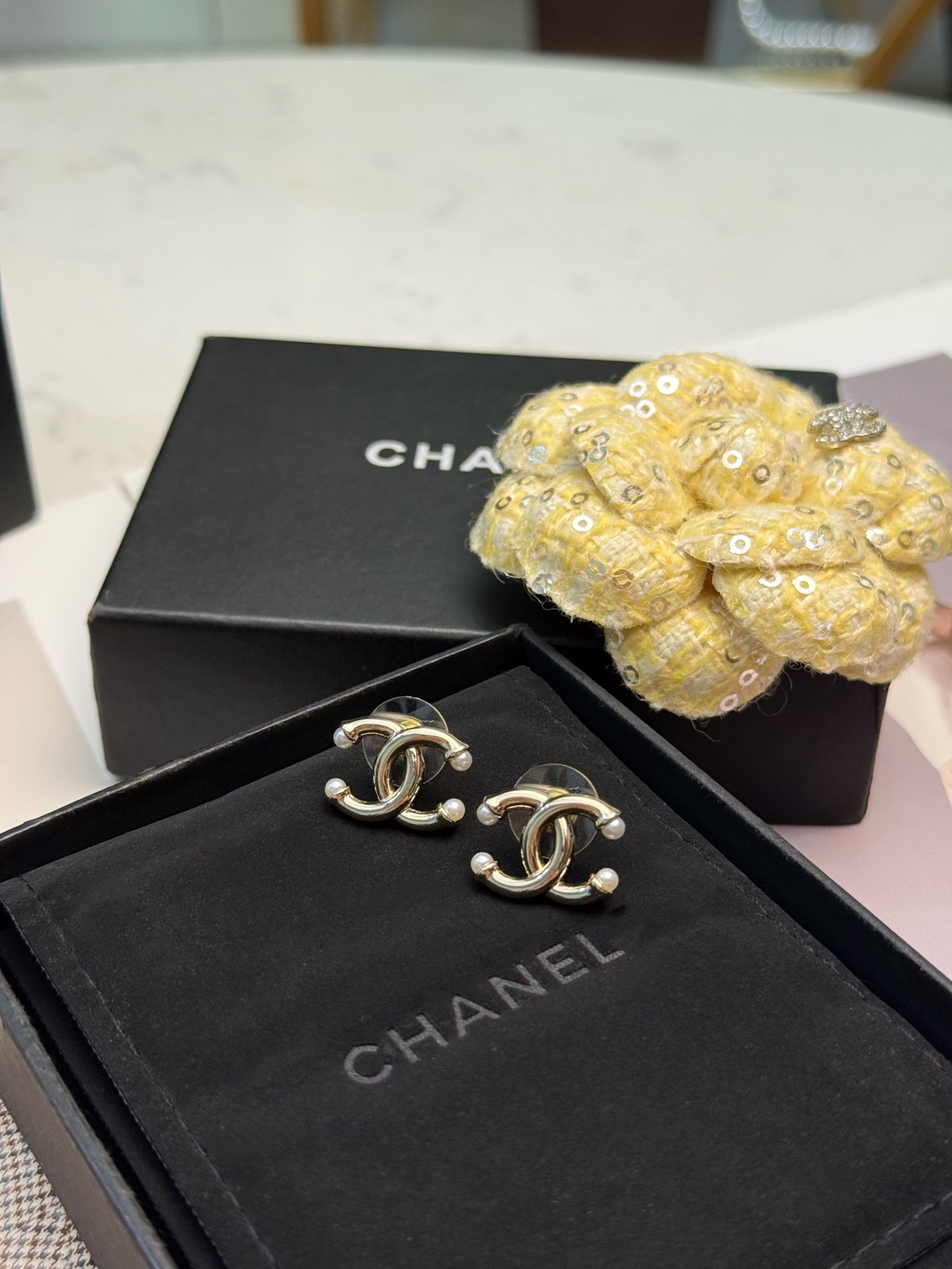 香奈儿 Chanel 传世高定珠宝耳环项链戒指首饰 #B2A637E4 6