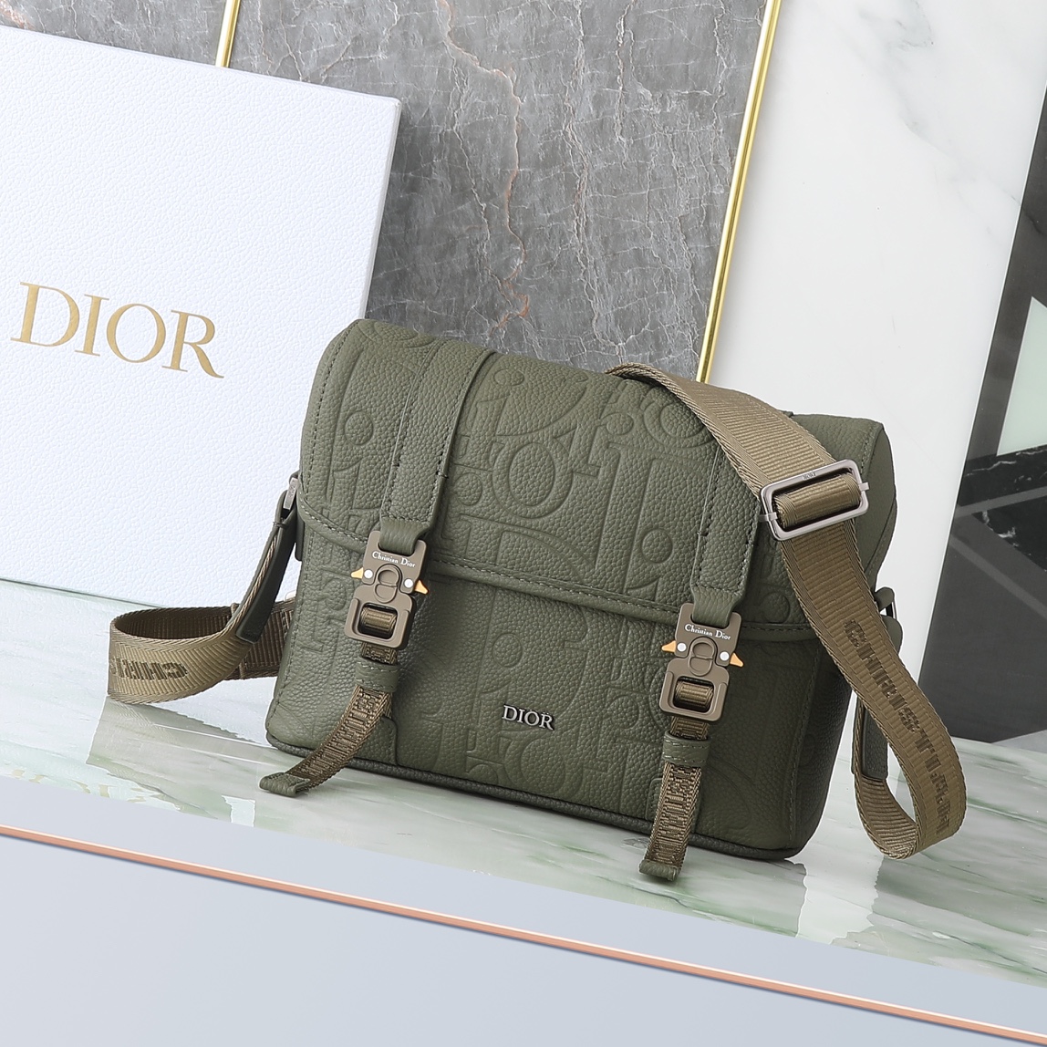 Dior AAA+
 Messenger-Taschen Website zum Kauf von Replikat
 Khaki Gelb Drucken Rindsleder Nylon Herbstsammlung Fashion Lässig