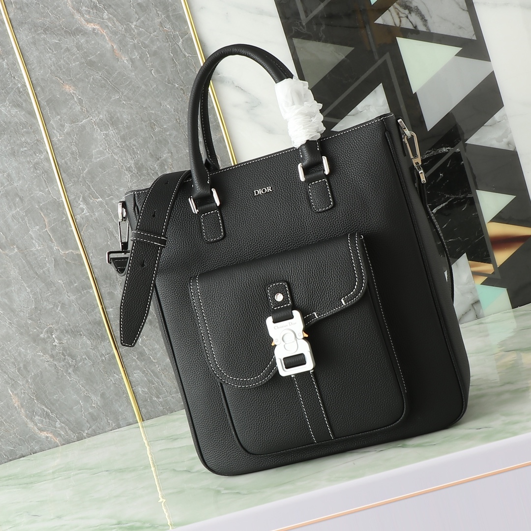 Dior Bags Handbags Wholesale Imitation Designer Replicas
 Black Yellow Cowhide Nylon Winter Collection Fashion