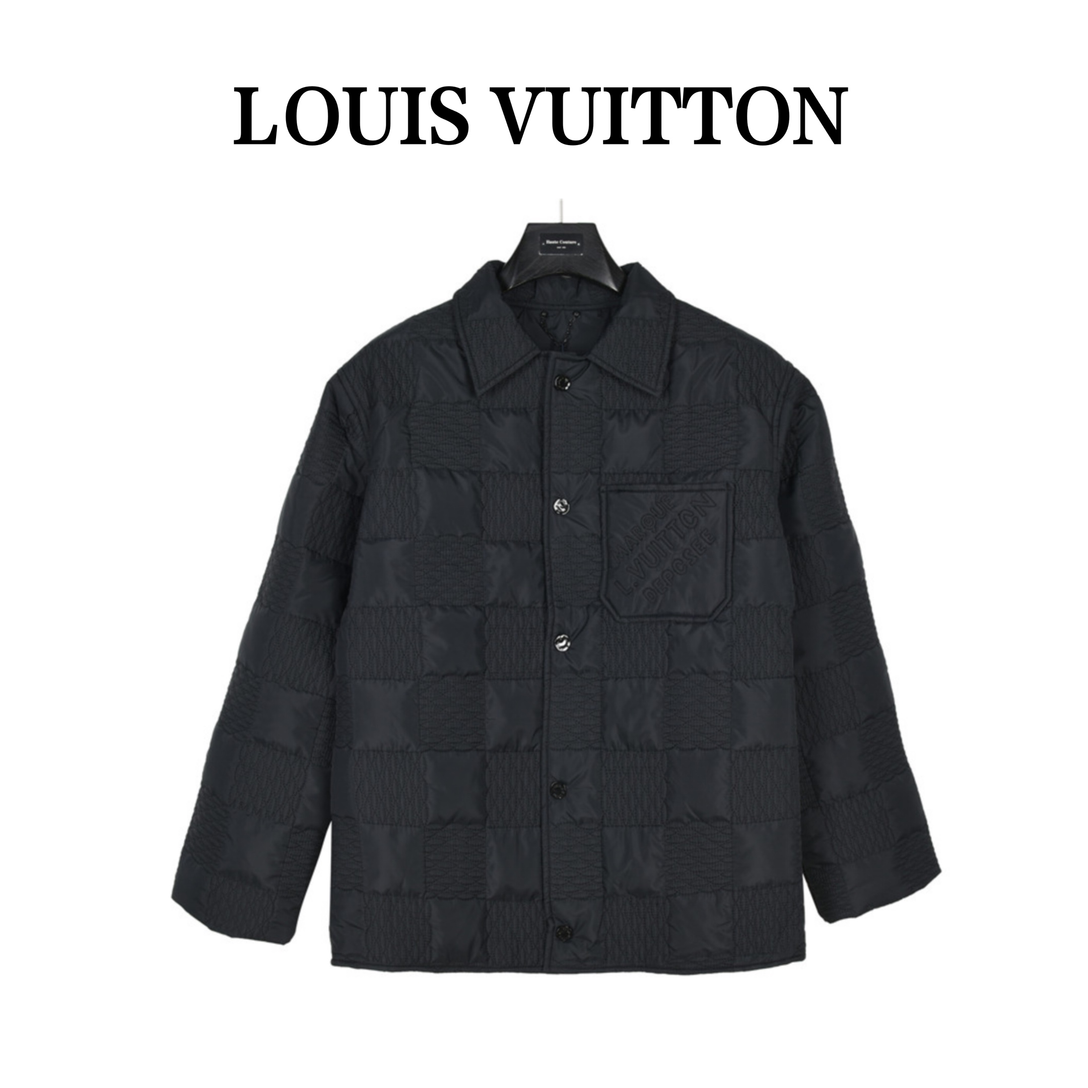 Louis Vuitton/路易威登 立体棋盘格棉服夹克外套