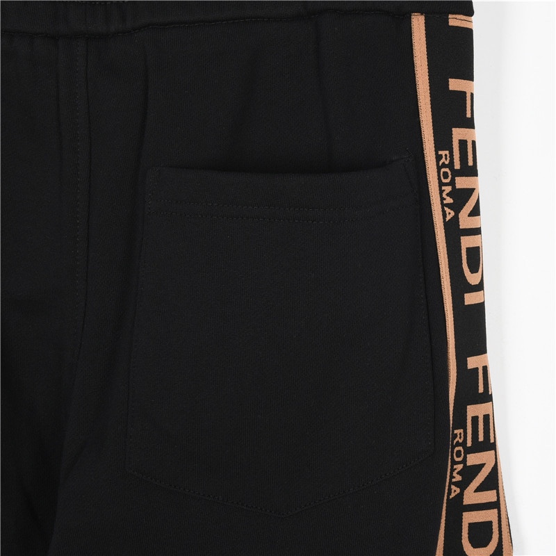 Fendi/芬迪 双F刺绣及logo织带卫裤