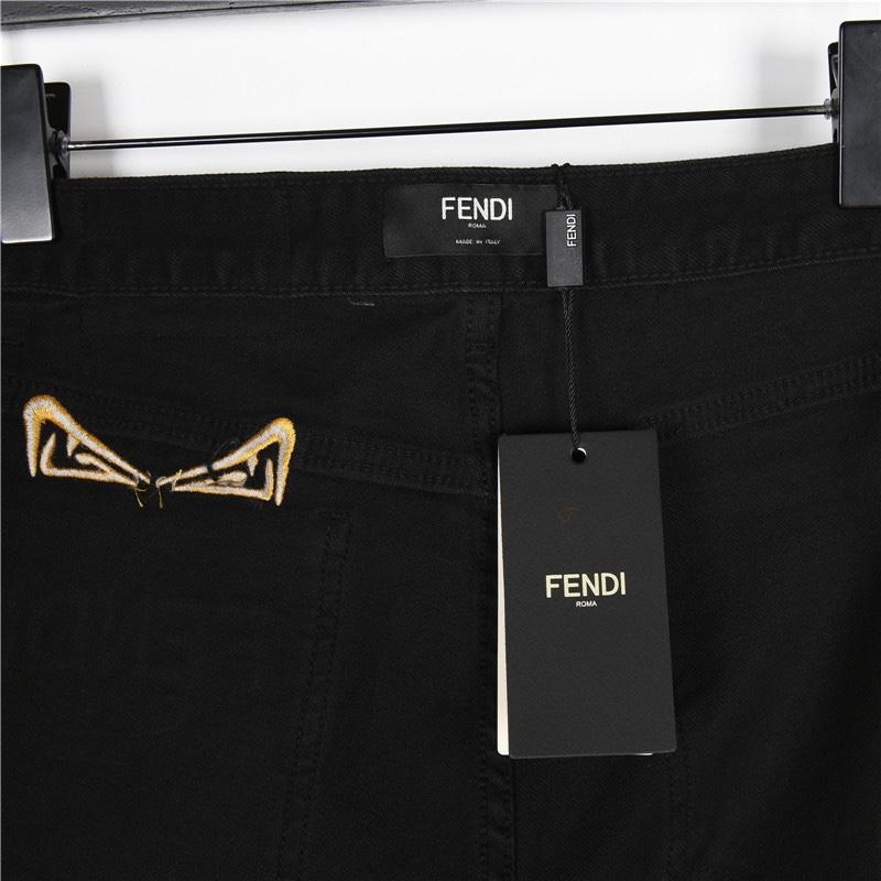 Fendi/芬迪 小怪兽眼睛牛仔裤