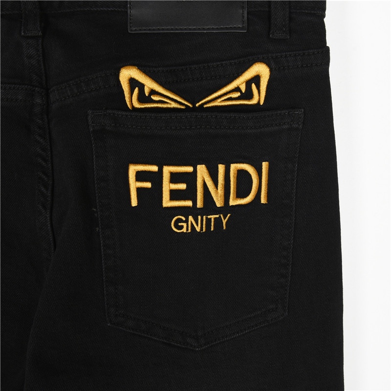 Fendi/芬迪 小怪兽眼睛牛仔裤