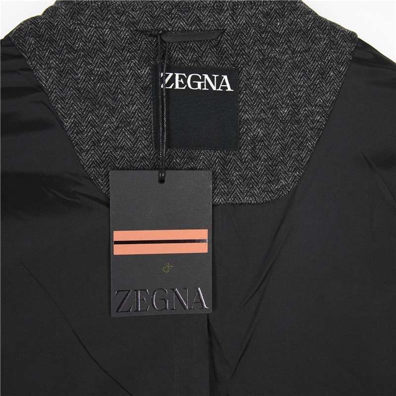 ZEGNA/杰尼亚秋冬新款袖弯拼接西装