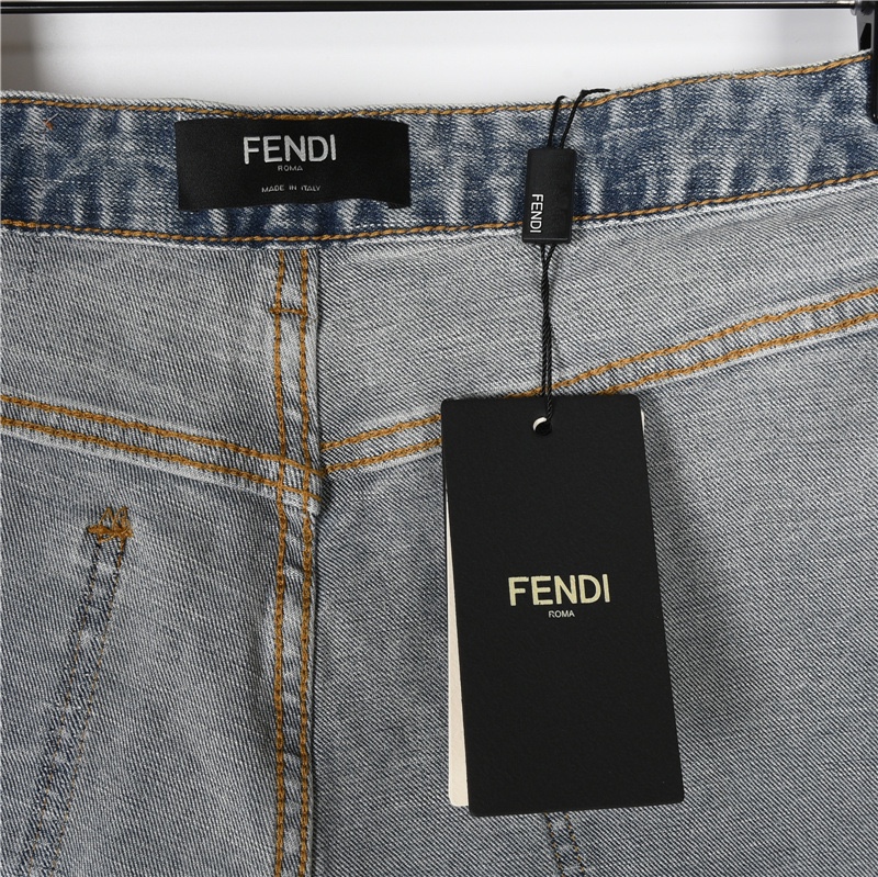 Fendi/芬迪 小怪兽眼睛牛仔裤