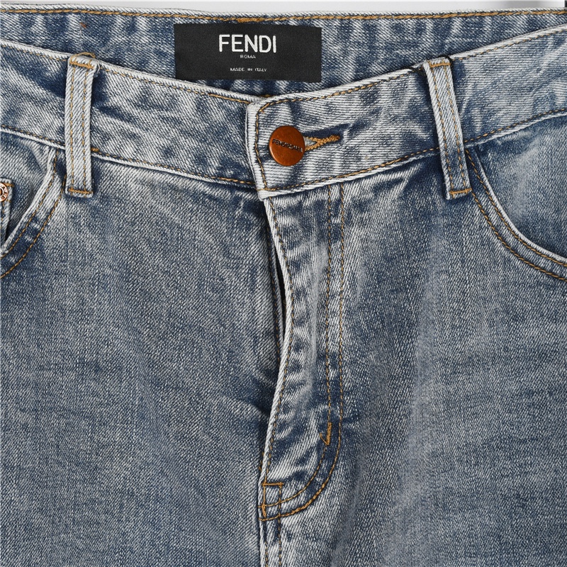 Fendi/芬迪 小怪兽眼睛牛仔裤