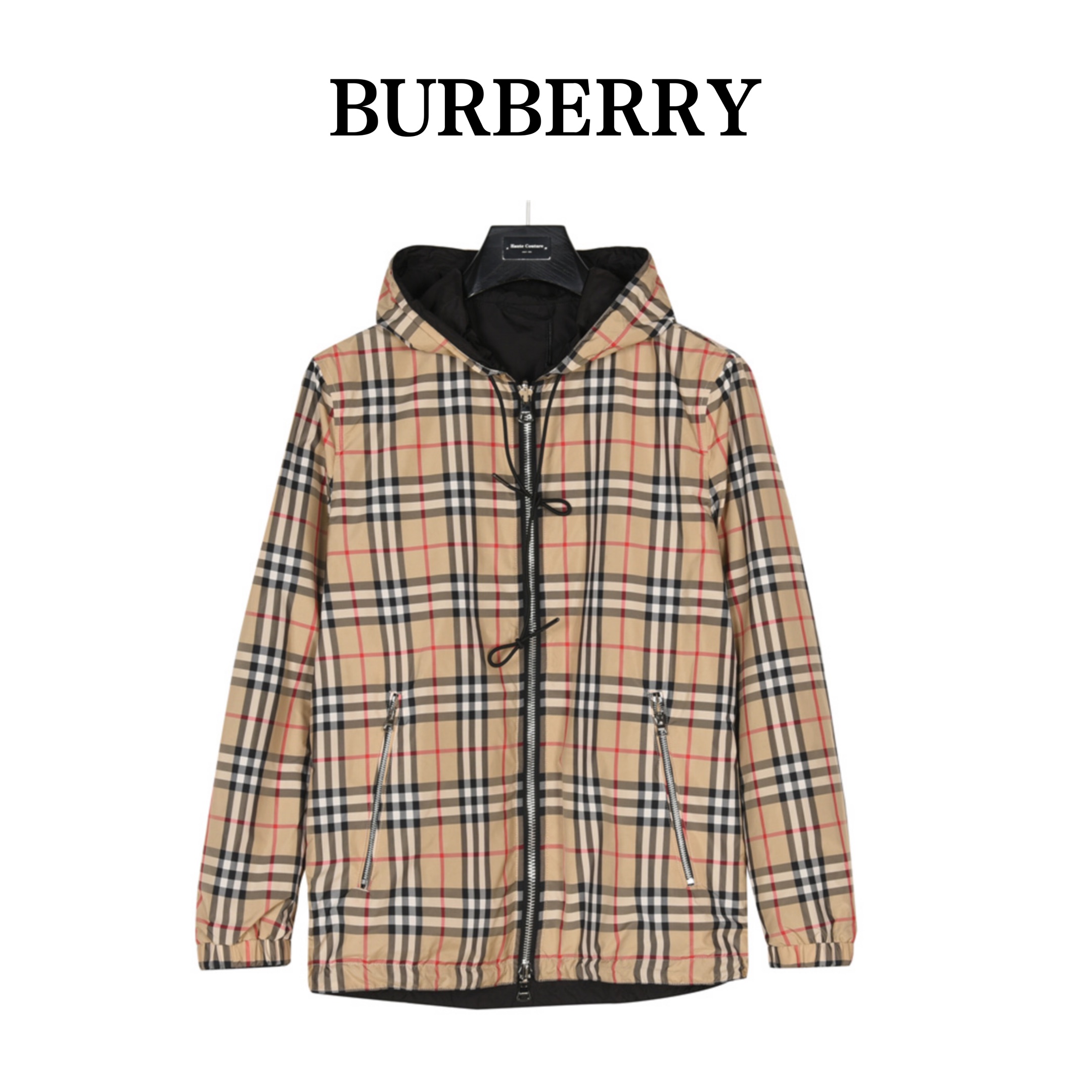 BURBERRY 巴宝莉经典小格子双面夹克外套