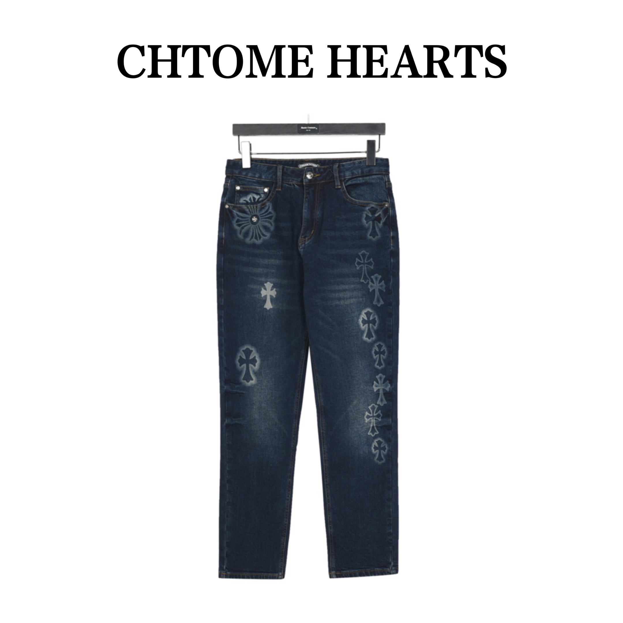 Chtome Heart/克罗心多元十字架牛仔长裤 Chtome Heart/克罗心多元十字架牛仔长裤