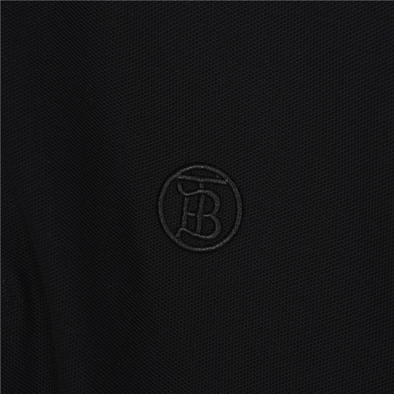 Burberry/巴宝莉 经典领口条纹标识刺绣短袖Polo衫