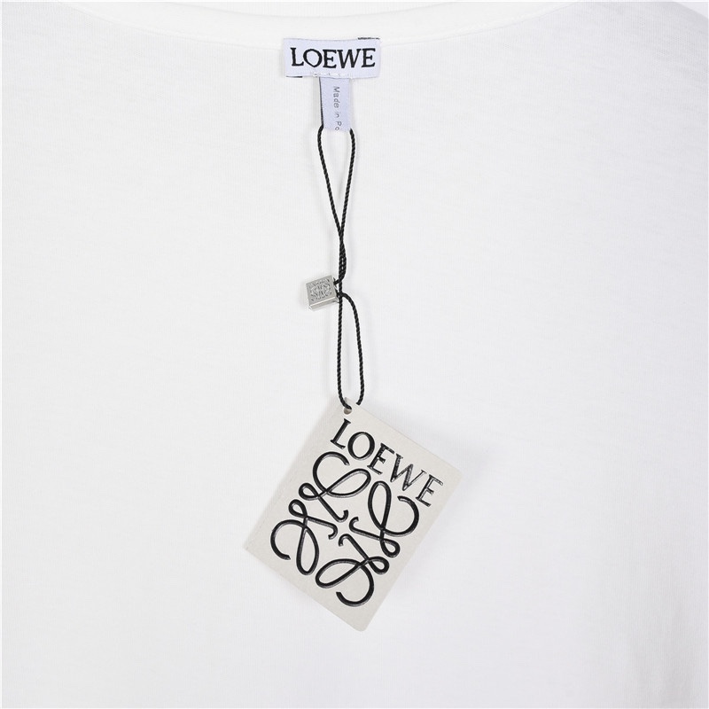 Loewe/罗意威纯色刺绣 T恤 质棉质平纹针织圆领 T恤-Chinese UA Cheap High Quatity Brand Clothes Bags handbags Sneakers wholesale wholesaler seller from China Factory suppliers Fashion Clothing Shoes best Quality Beautiful Price Loewe/罗意威纯色刺绣 T恤 质棉质平纹针织圆领 T恤