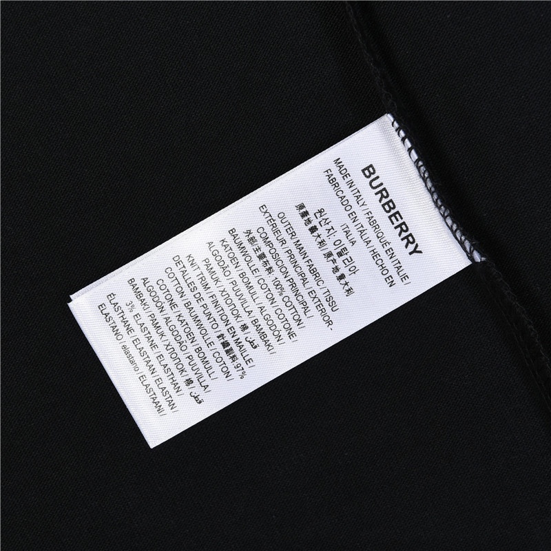 Burberry/巴宝莉 刺绣骑士战马logo短袖T恤
