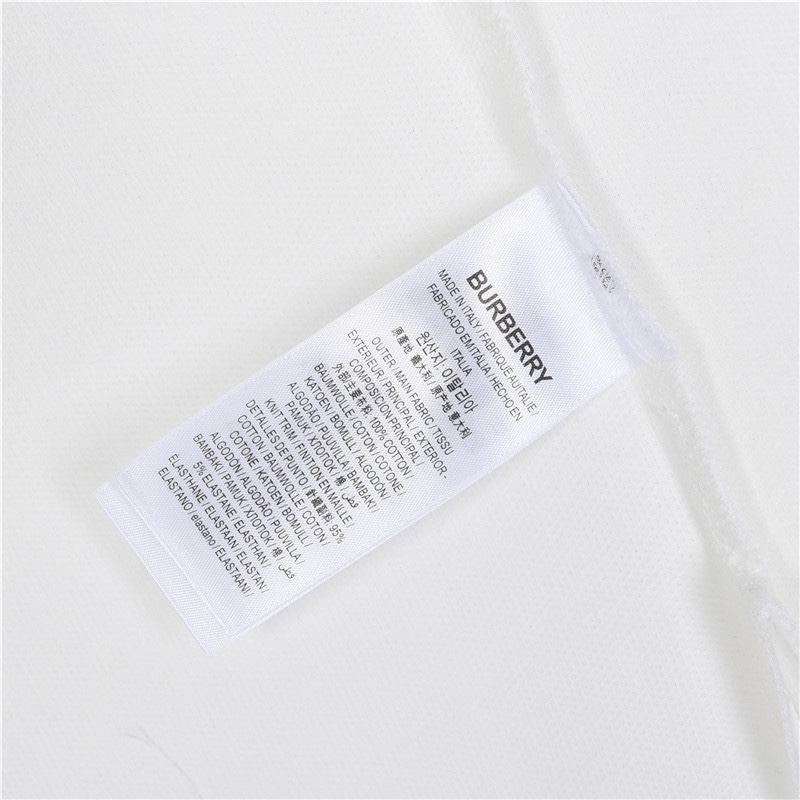 Burberry/巴宝莉 经典领口格纹短袖polo衫 黑色 白色-High Quatity Cheap Brand wholesale wholesaler seller Clothes Bags handbags Sneakers Top Fashion Clothing Shoes from China Factory Chinese suppliers best Quality Beautiful Price Burberry/巴宝莉 经典领口格纹短袖polo衫 黑色 白色